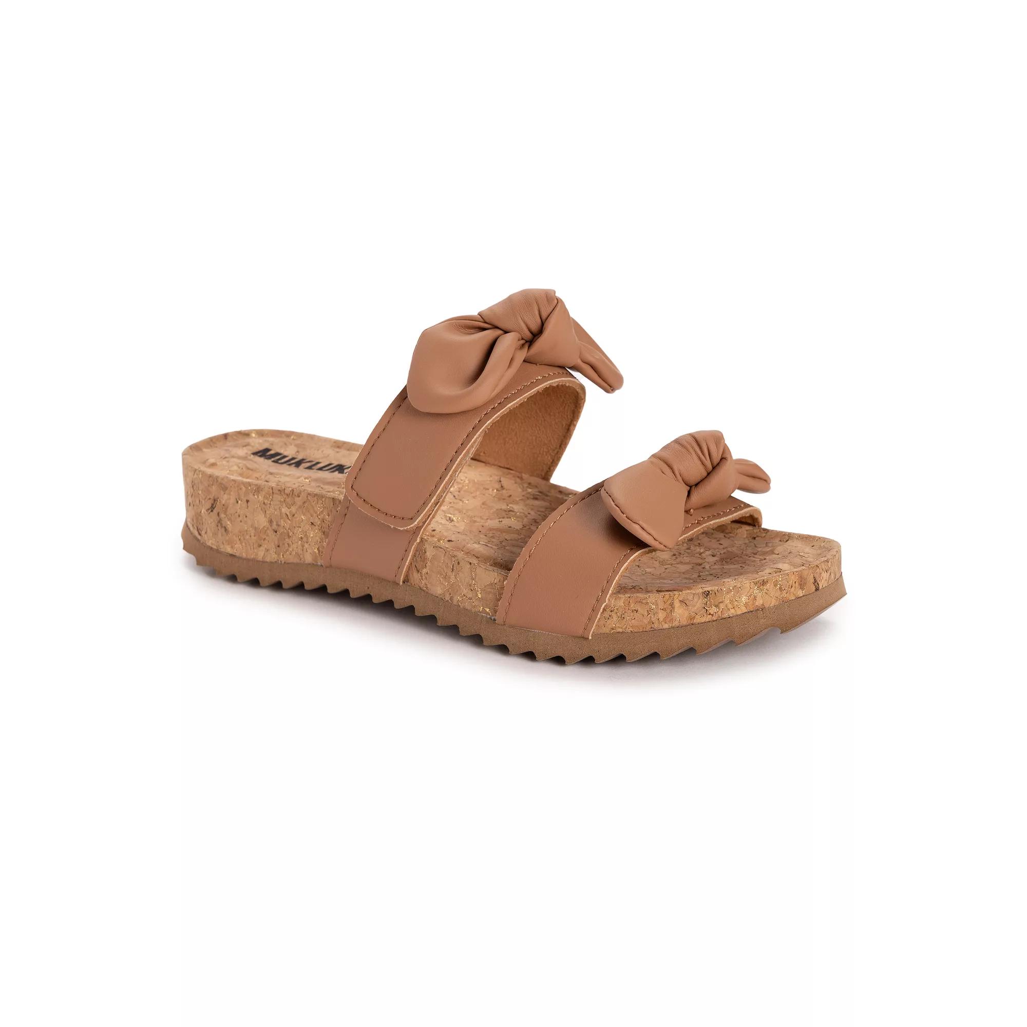 MUK LUKS Women's Posie Adjustable Slide Sandals,  Product Image