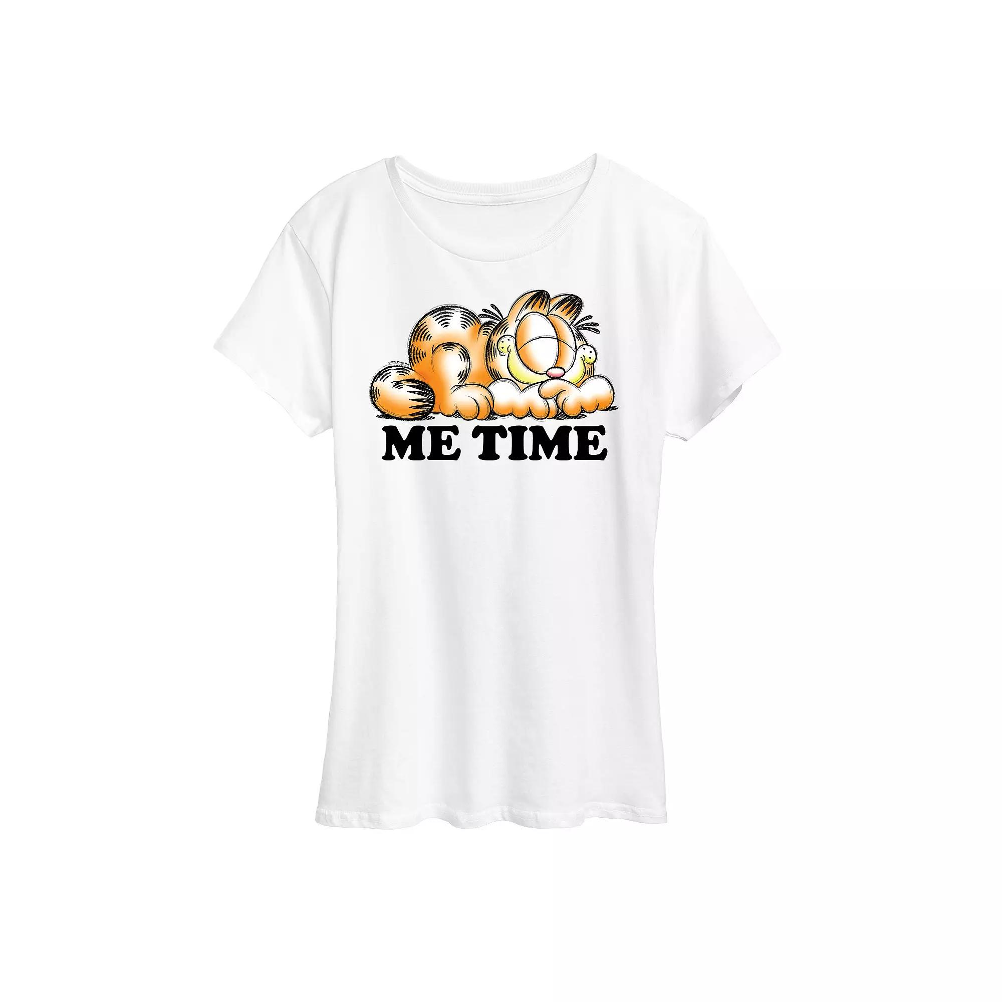 Women's Garfield Me Time Sketch Graphic Tee, Girl's,  Product Image