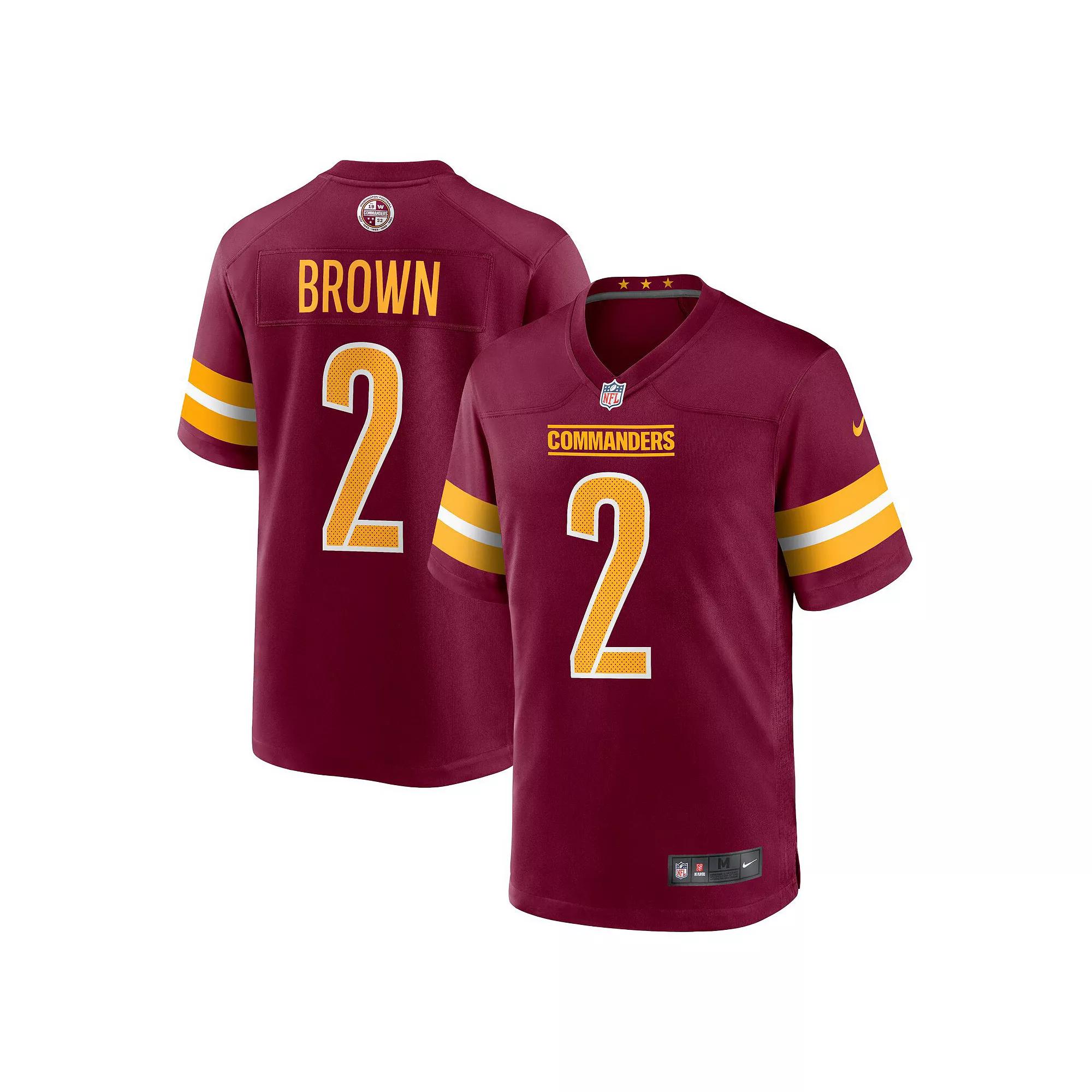 Men's Nike Dyami Brown Burgundy Washington Commanders Game Jersey, Size: XL, Wft Med Re Product Image