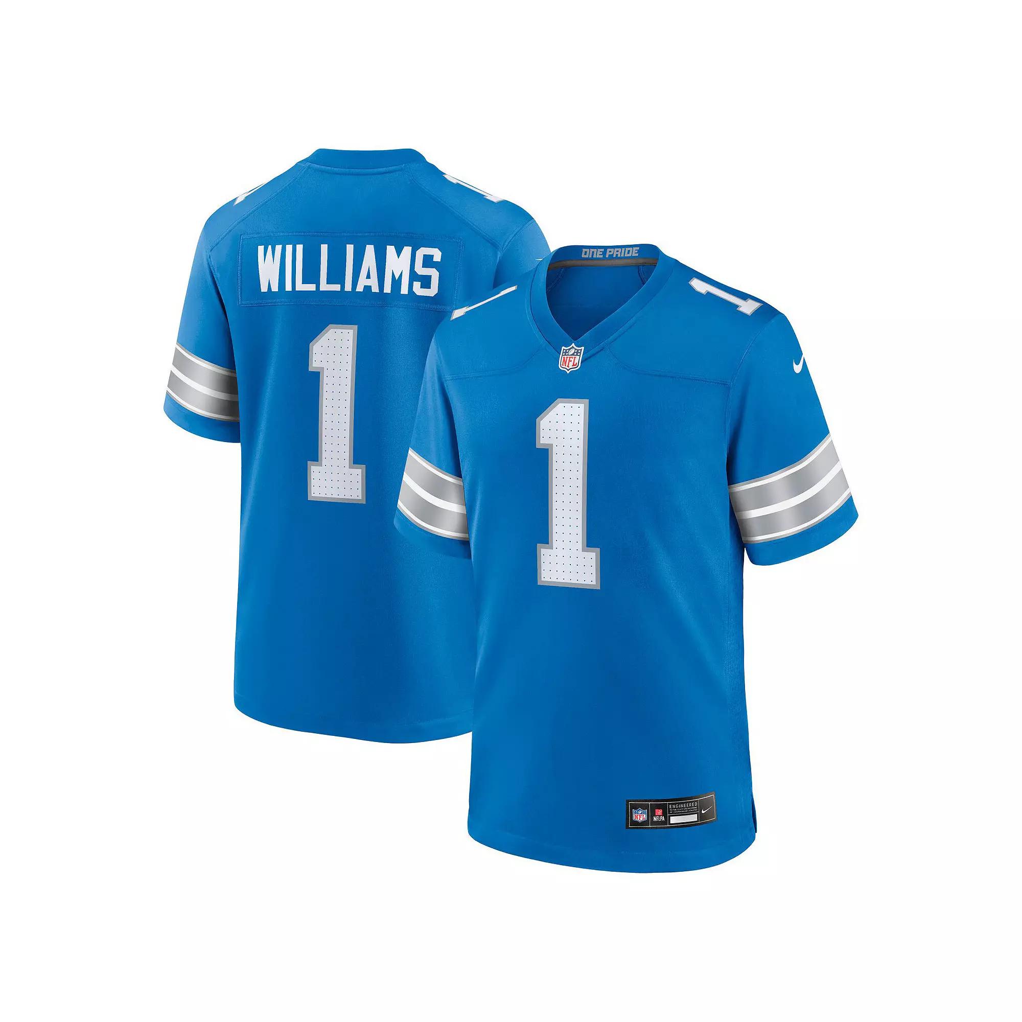 Jameson Williams Detroit Lions Nike Mens NFL Game Jersey | 67NM0B9K9JF-DEH Product Image