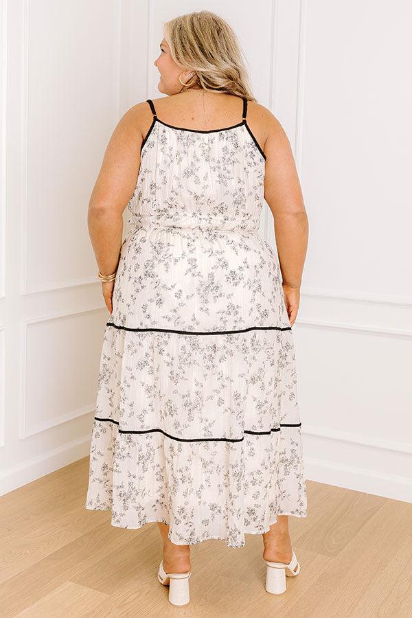 Wildflower Fields Midi Dress Curves Product Image