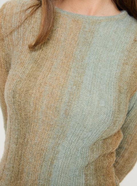 Cardenas Long Sleeve Top Green Product Image