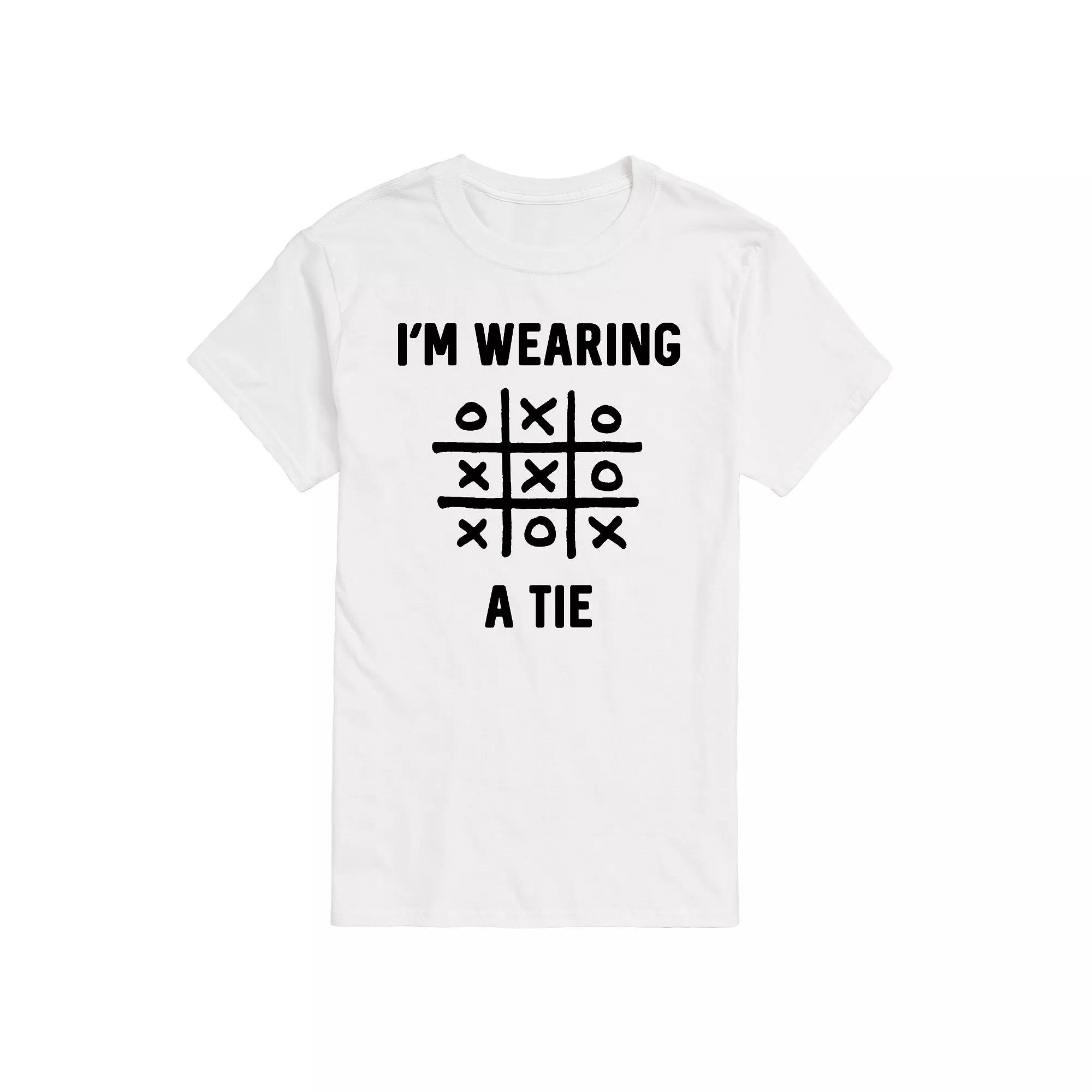 Big & Tall I'm Wearing a Tie Graphic Tee, Men's,  Product Image