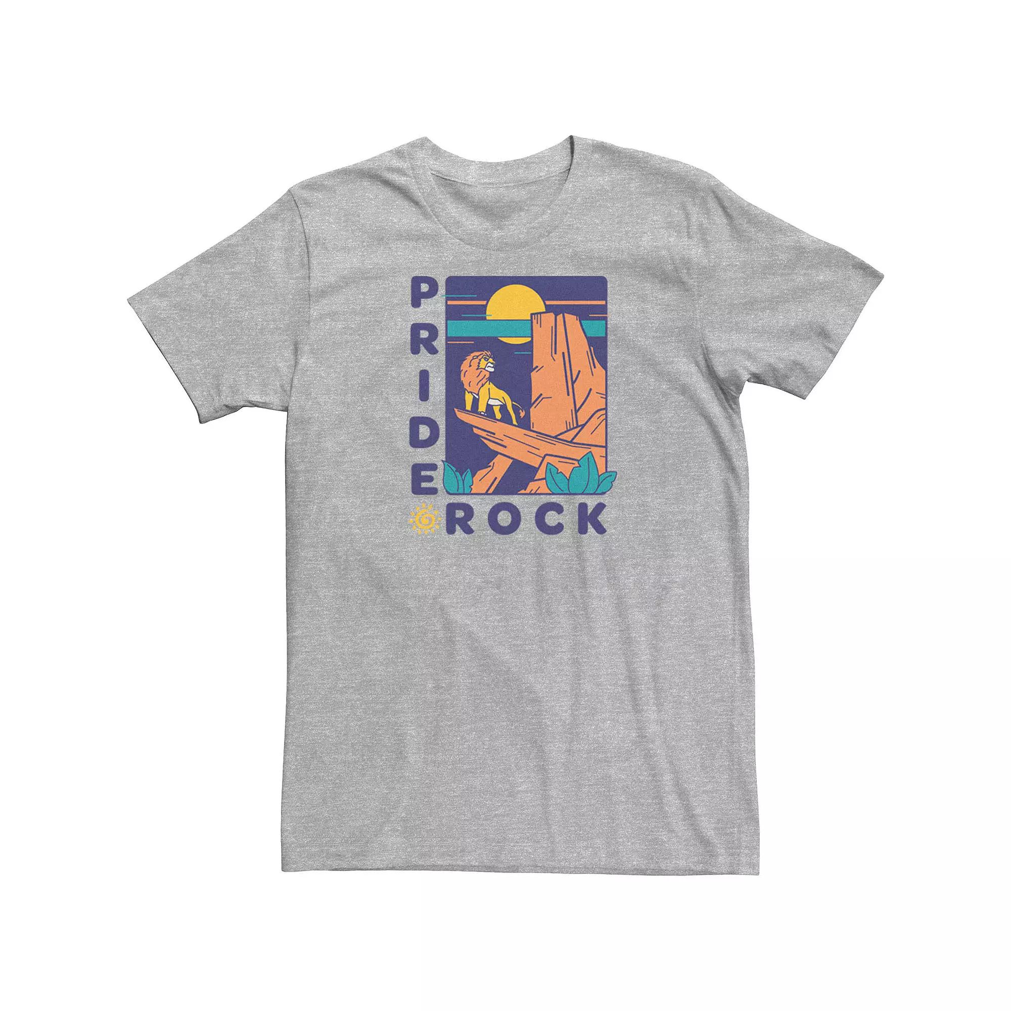 Disney's The Lion King Simba Pride Rock Simple Text Men's Tee,  Product Image