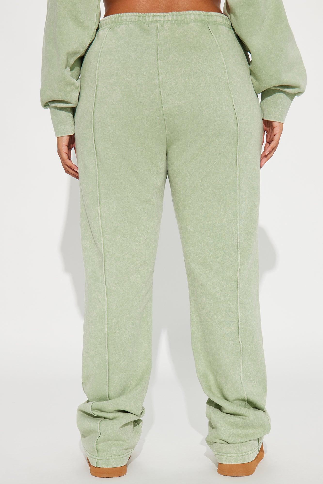 Chill Out Lounge Flare Pant - Sage Product Image