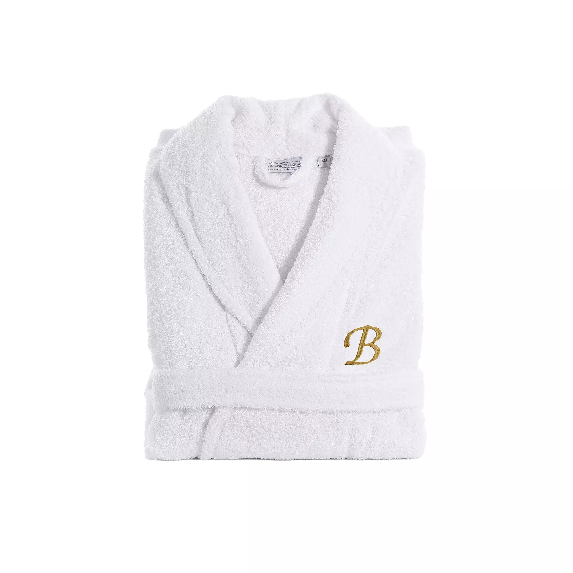 Linum Home Textiles Turkish Cotton Personalized Quick Dry Terry Bathrobe, Adult Unisex,  Product Image