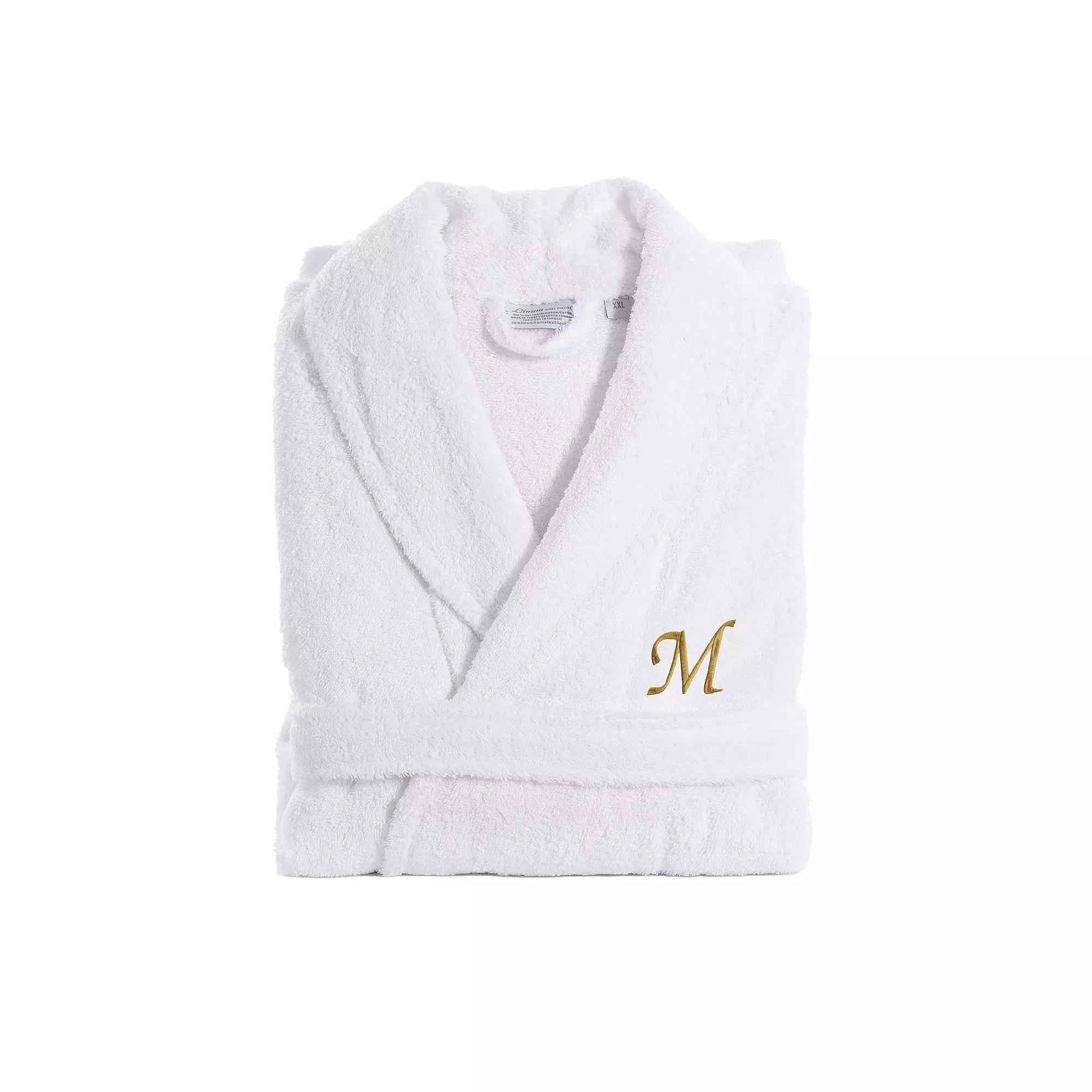 Linum Home Textiles Turkish Cotton Personalized Quick Dry Terry Bathrobe, Adult Unisex,  Product Image