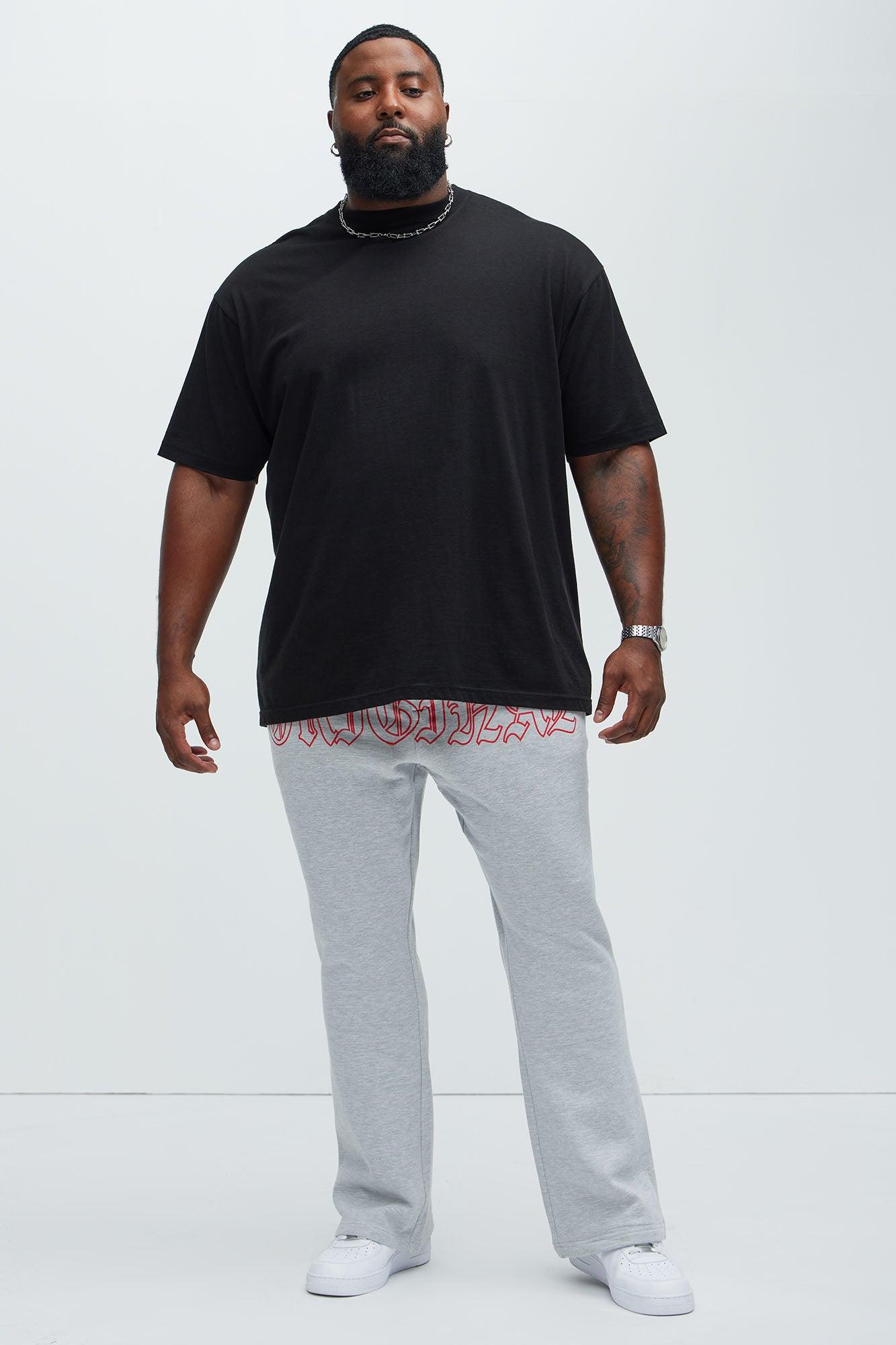 Tyson Original Skinny Flare Sweatpants - Heather Grey Product Image