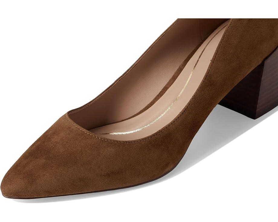 Lanette Suede Block-Heel Pumps Product Image