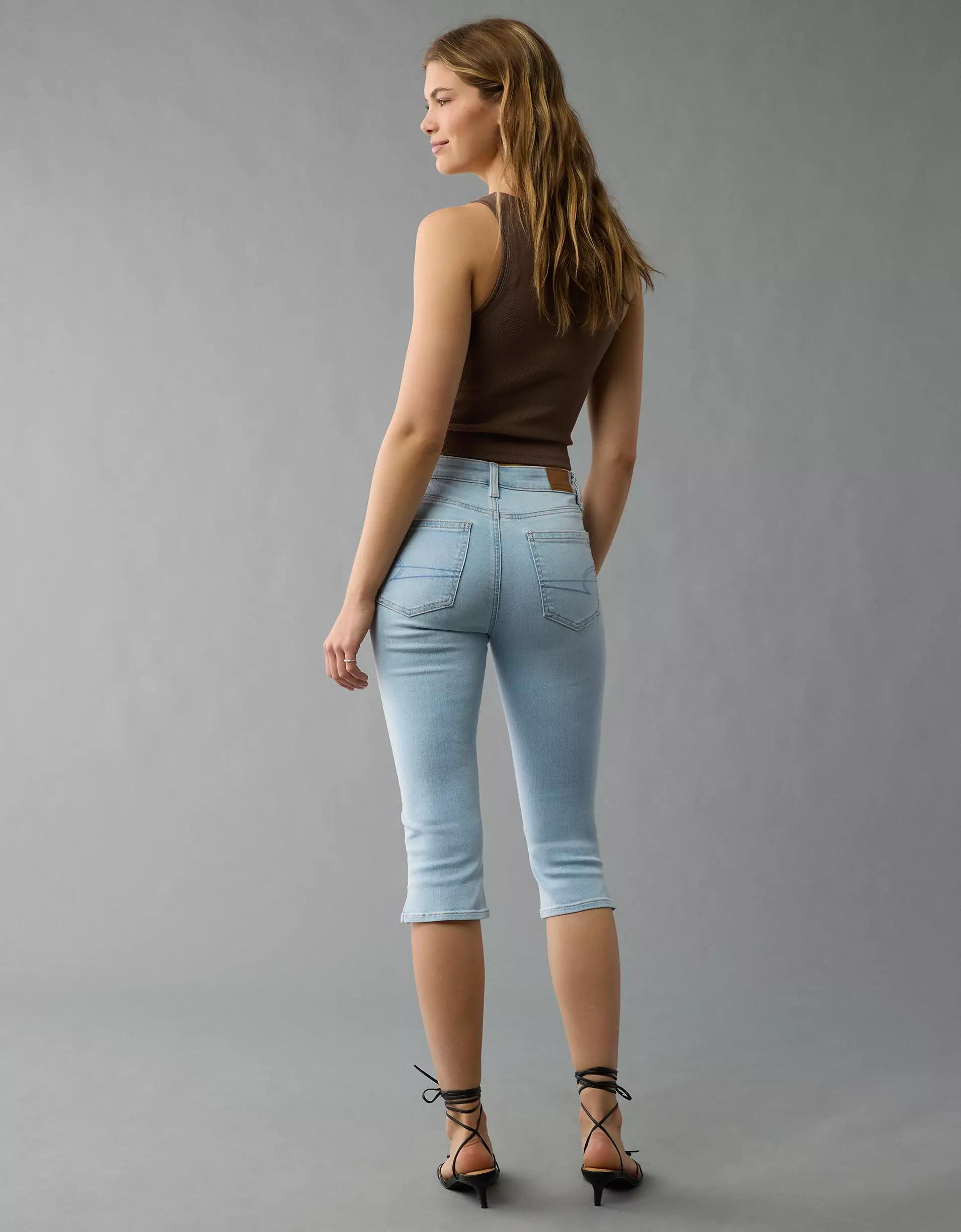AE Next Level High-Waisted Capri Jean Product Image