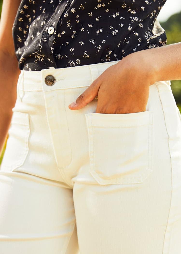 Boho Bliss Wide Leg Crop Pant Product Image