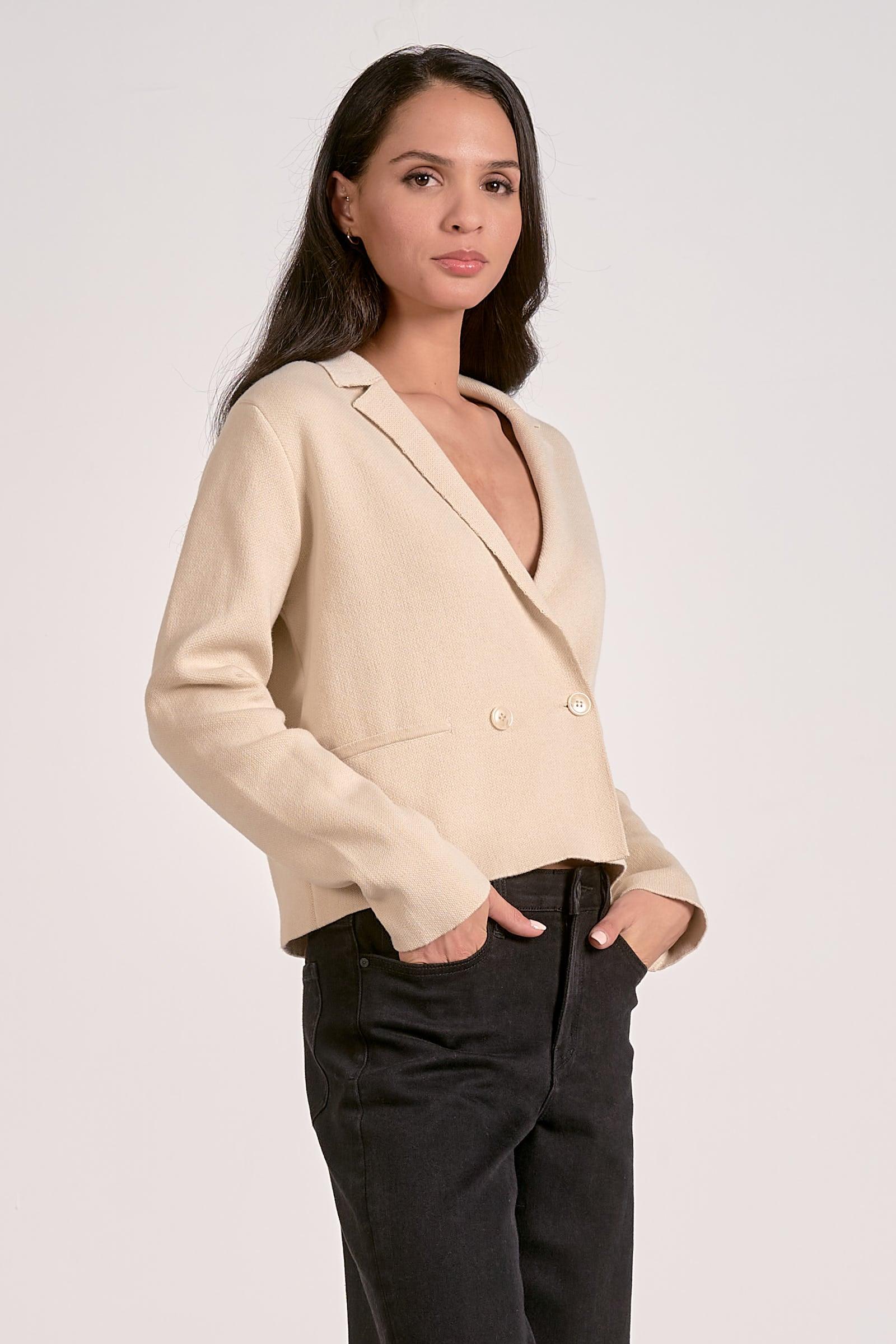 CROP BUTTON CARDIGAN Product Image