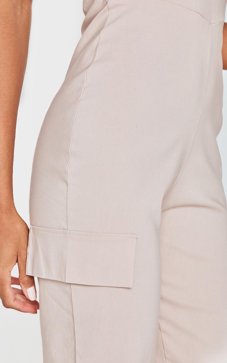 Stone Cargo Style Corset Bandeau Jumpsuit Product Image