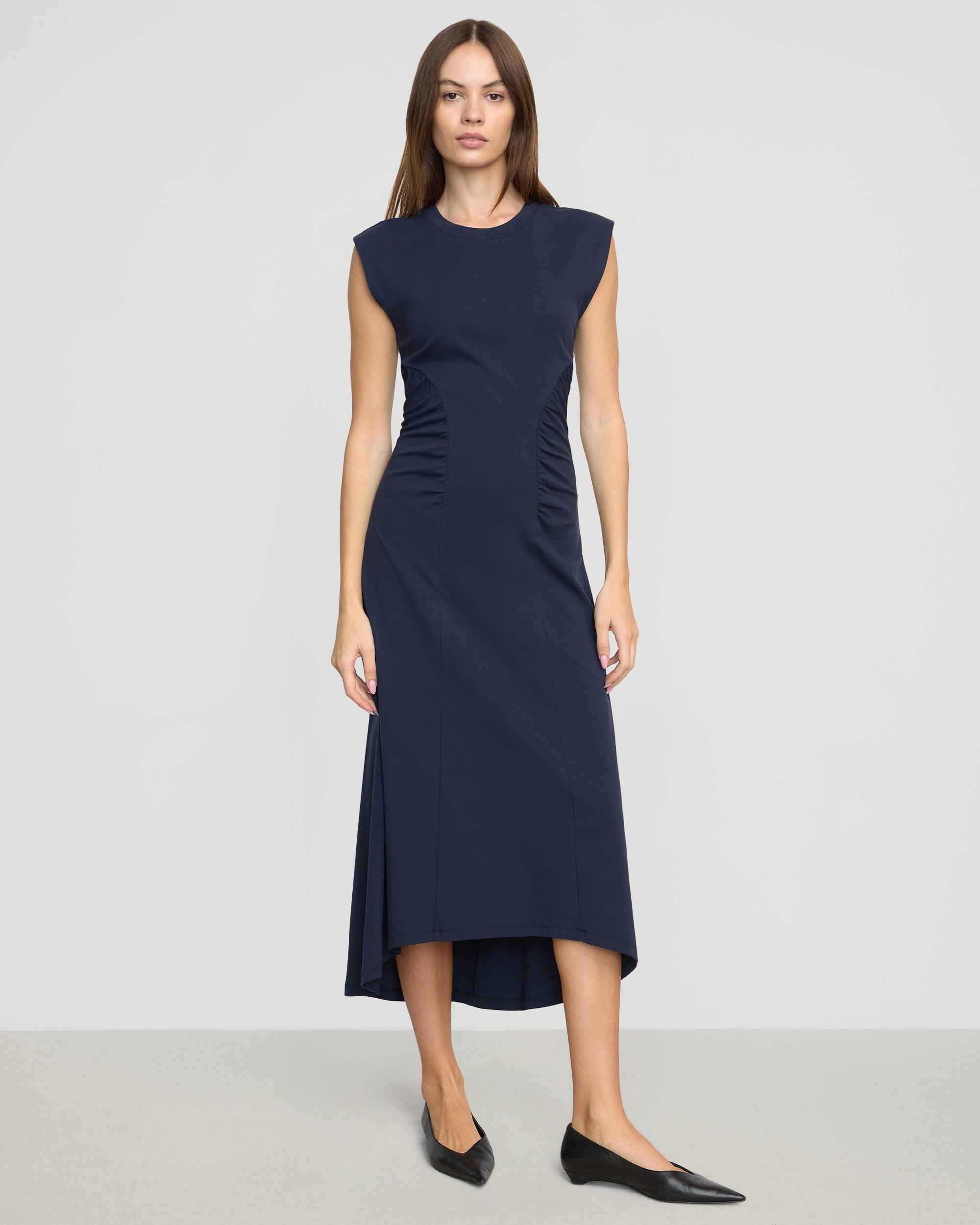 Lenox Side-Ruched Dress Product Image
