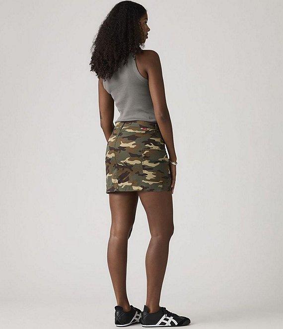 Levi's® Camouflage Printed Cargo Mini Skirt Product Image