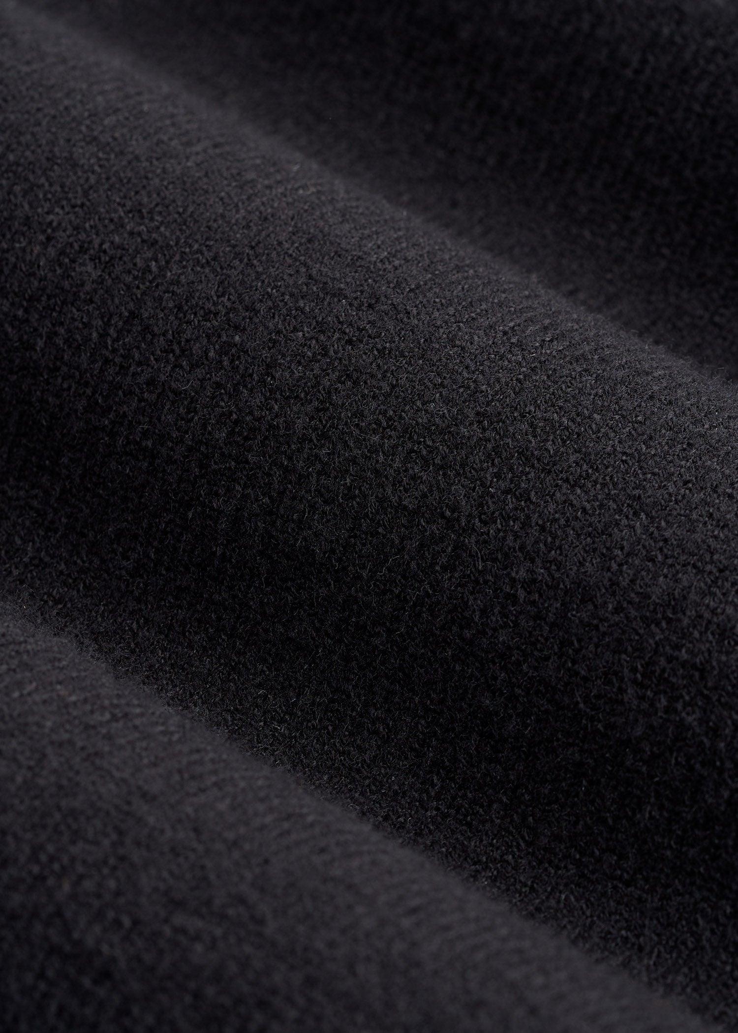 Open-Front Long Cardigan Sweater for Tall Women in Black Product Image