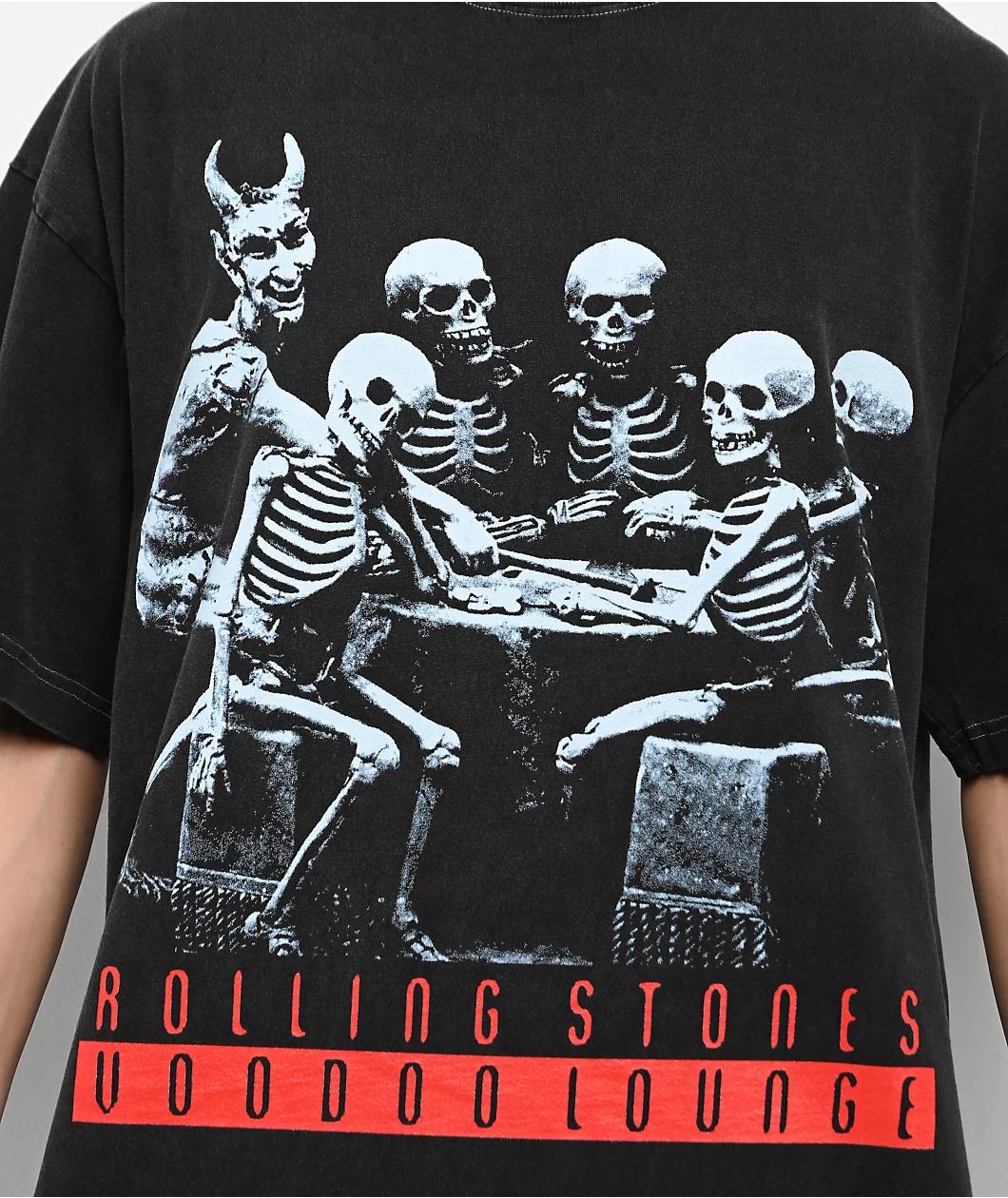 The Rolling Stones Voodoo Lounge Black Wash T-Shirt Product Image