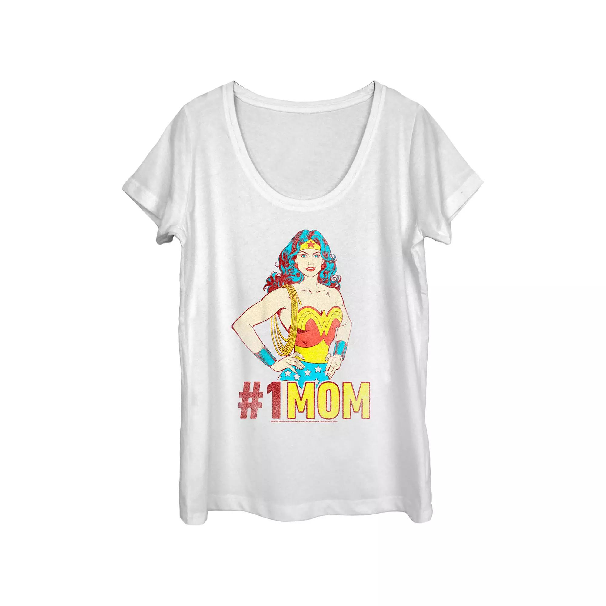 Women's Wonder Woman #1 Mom Graphic Tee,  Product Image