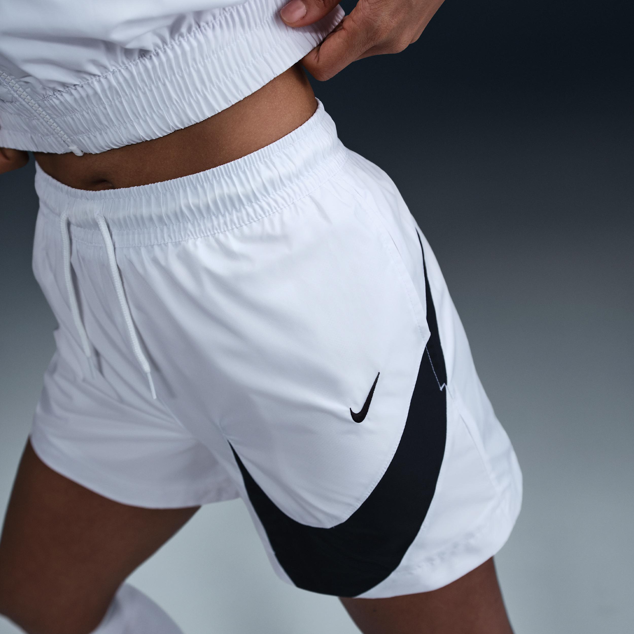 Women's Nike Sportswear Classic Mid-Rise 5" Woven Logo Shorts Product Image