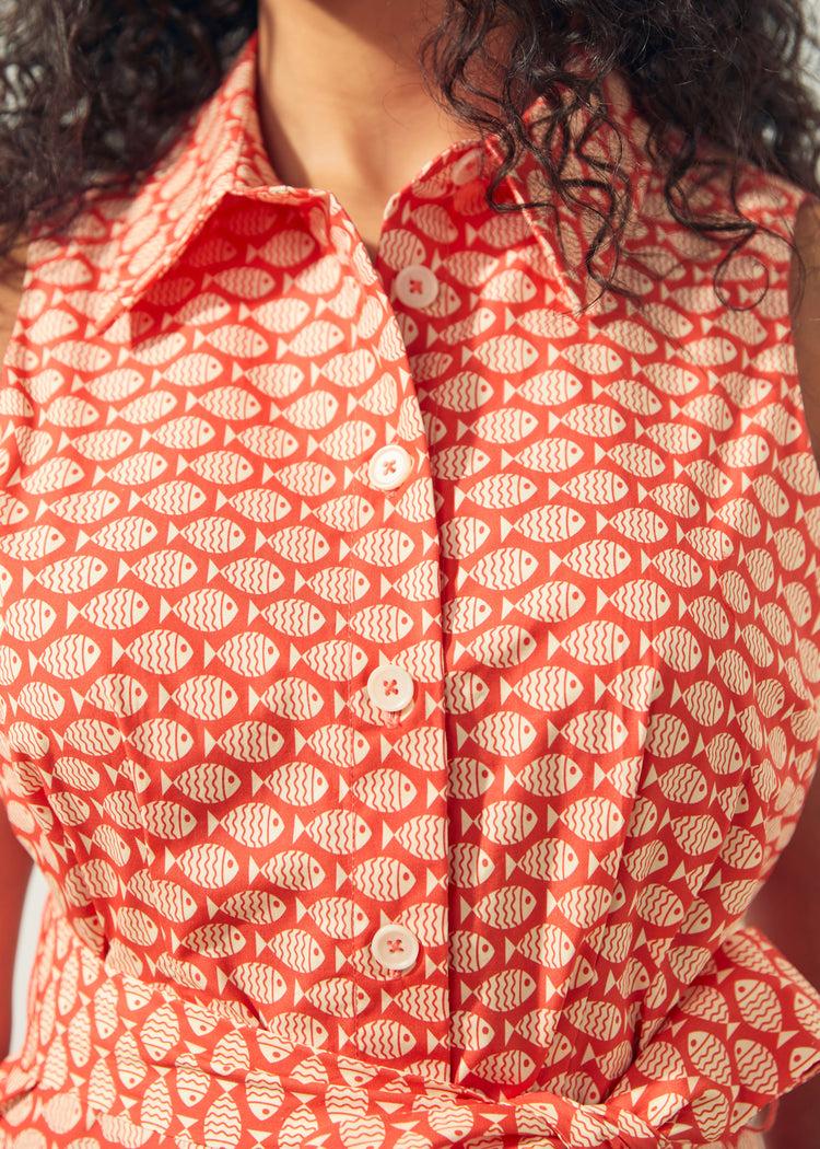 Can't Slow My Roll Shirt Dress Product Image