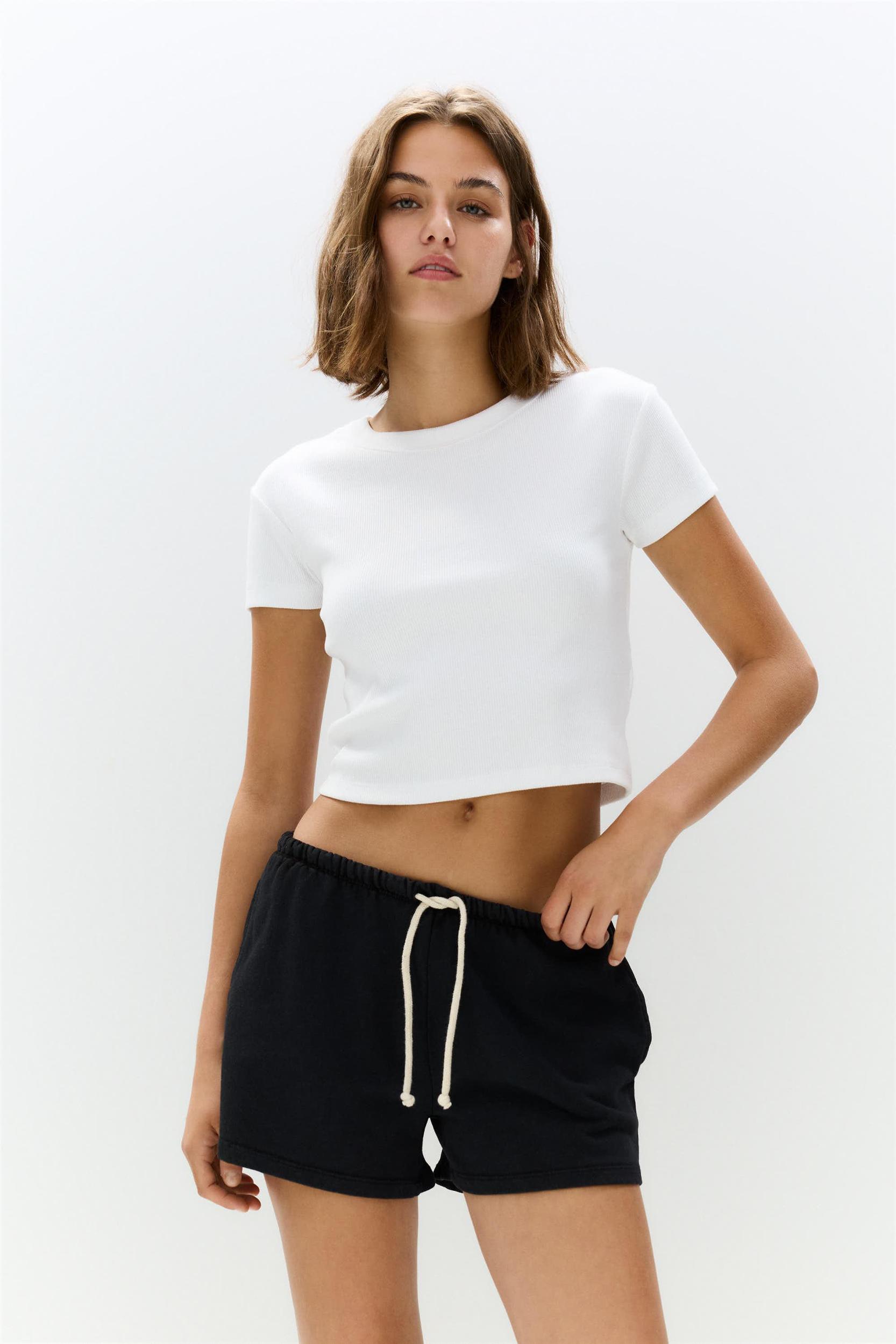 Drawstring tracksuit Bermuda shorts Product Image