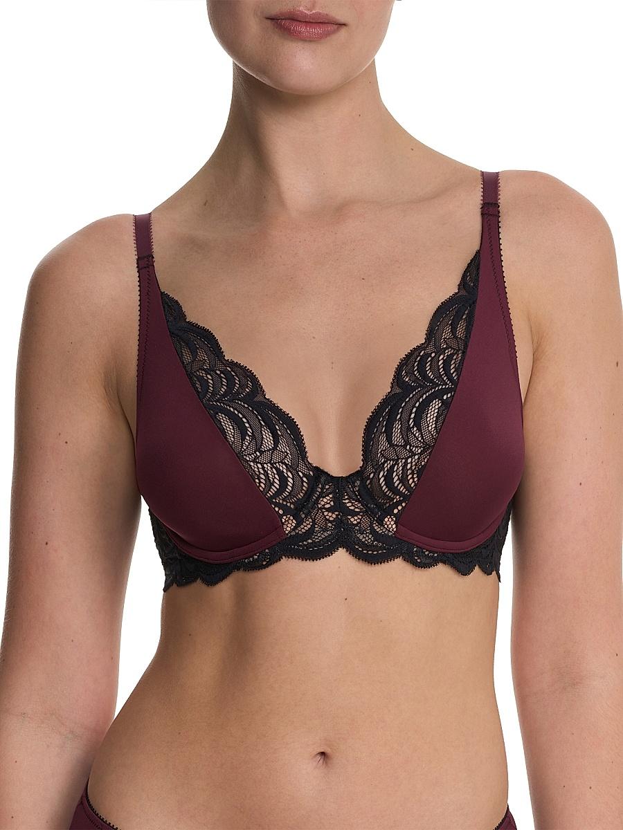 Womens Persuasion Lace Convertible Plunge T-Shirt Bra Product Image