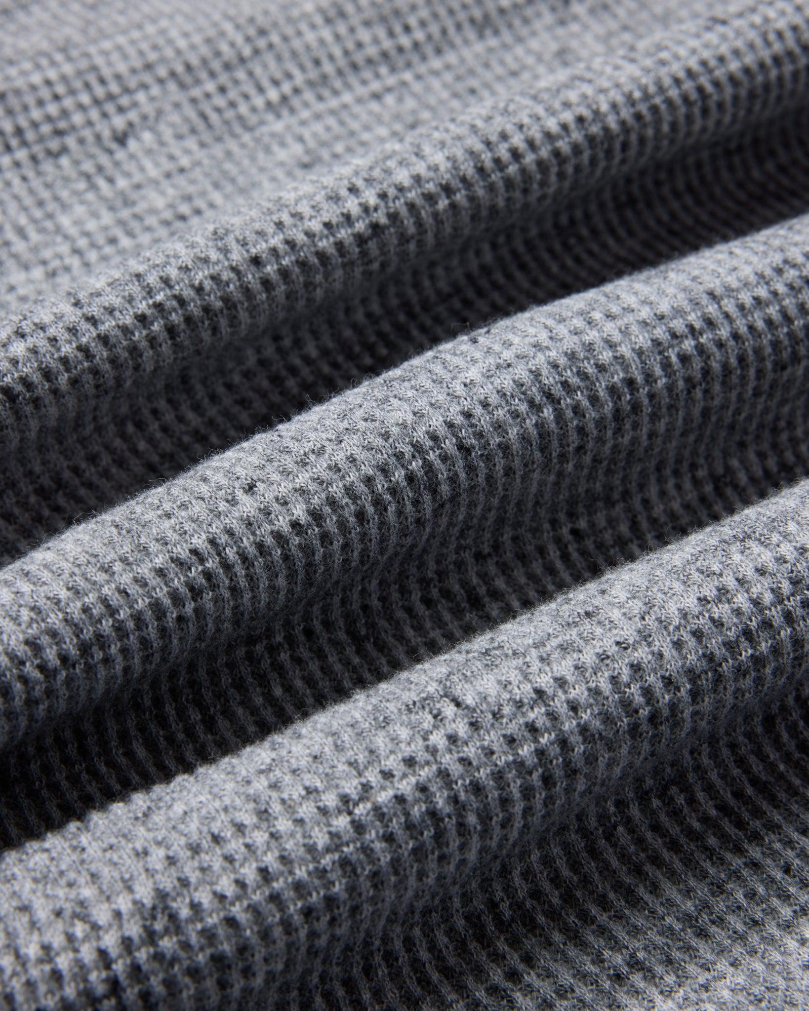 New Spencer Waffle Crew - Gray Marl Product Image