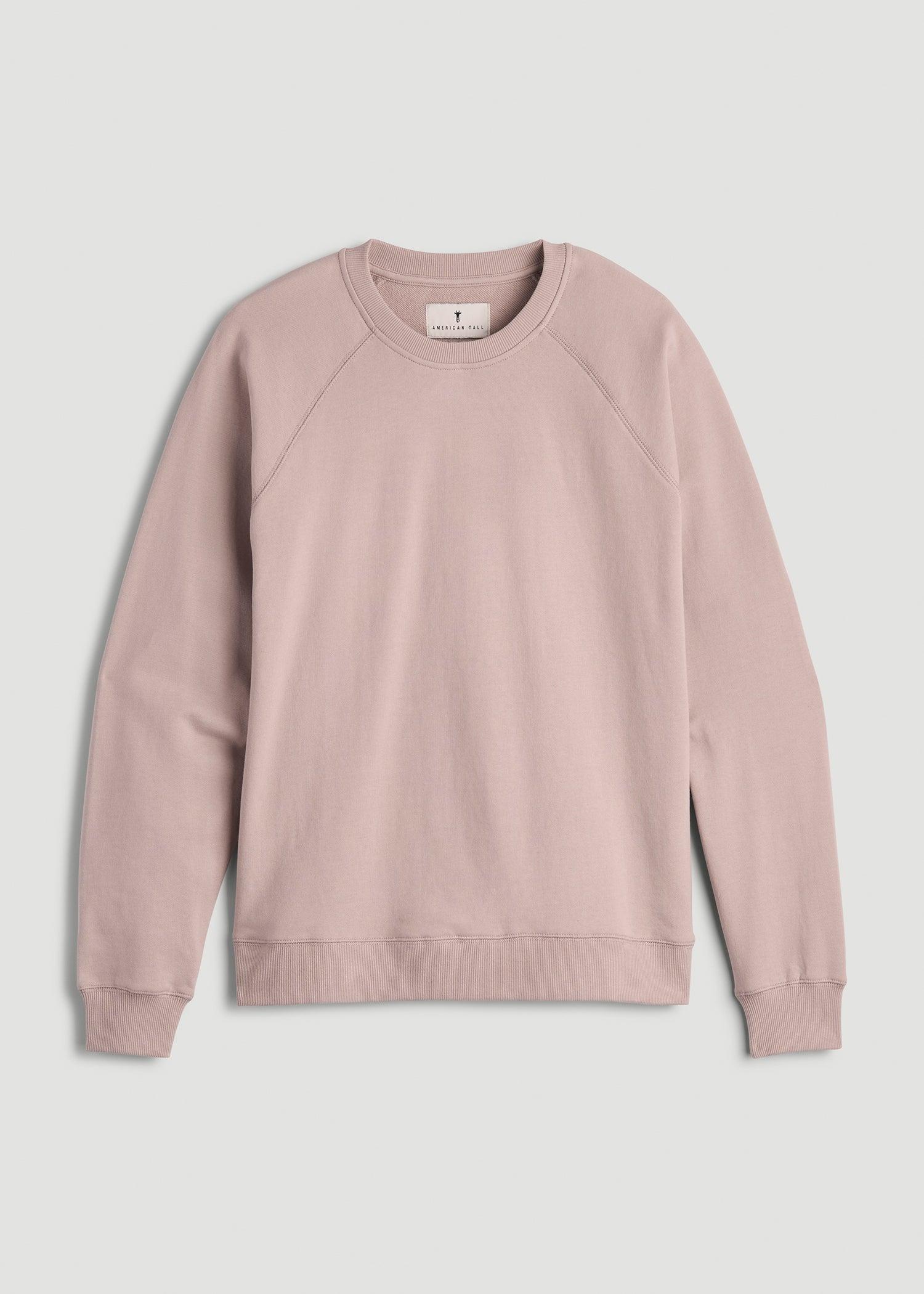 Wearever French Terry Crewneck Sweatshirt for Tall Women in Desert Rose Female Product Image