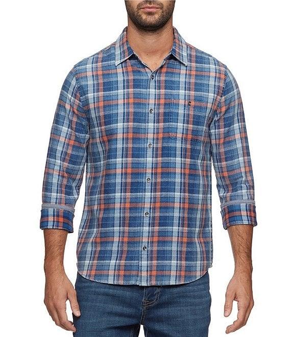 Flag and Anthem Woodway Long Sleeve Vintage Soft Plaid Woven Shirt Product Image