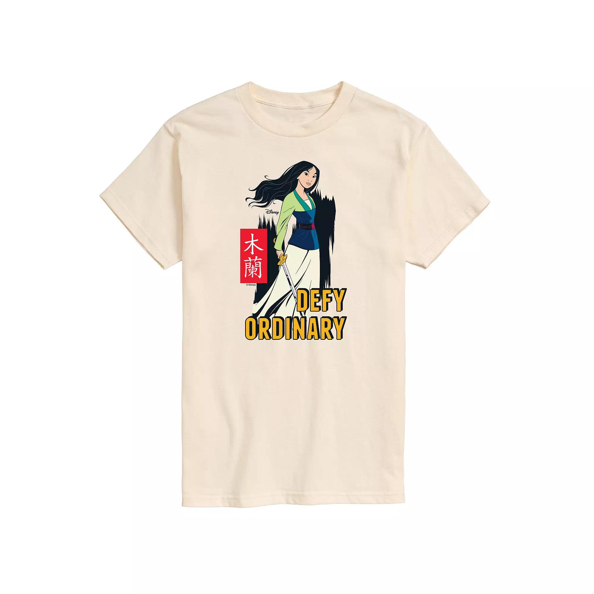 Disney's Mulan Men's Defy Ordinary Tee,  Product Image