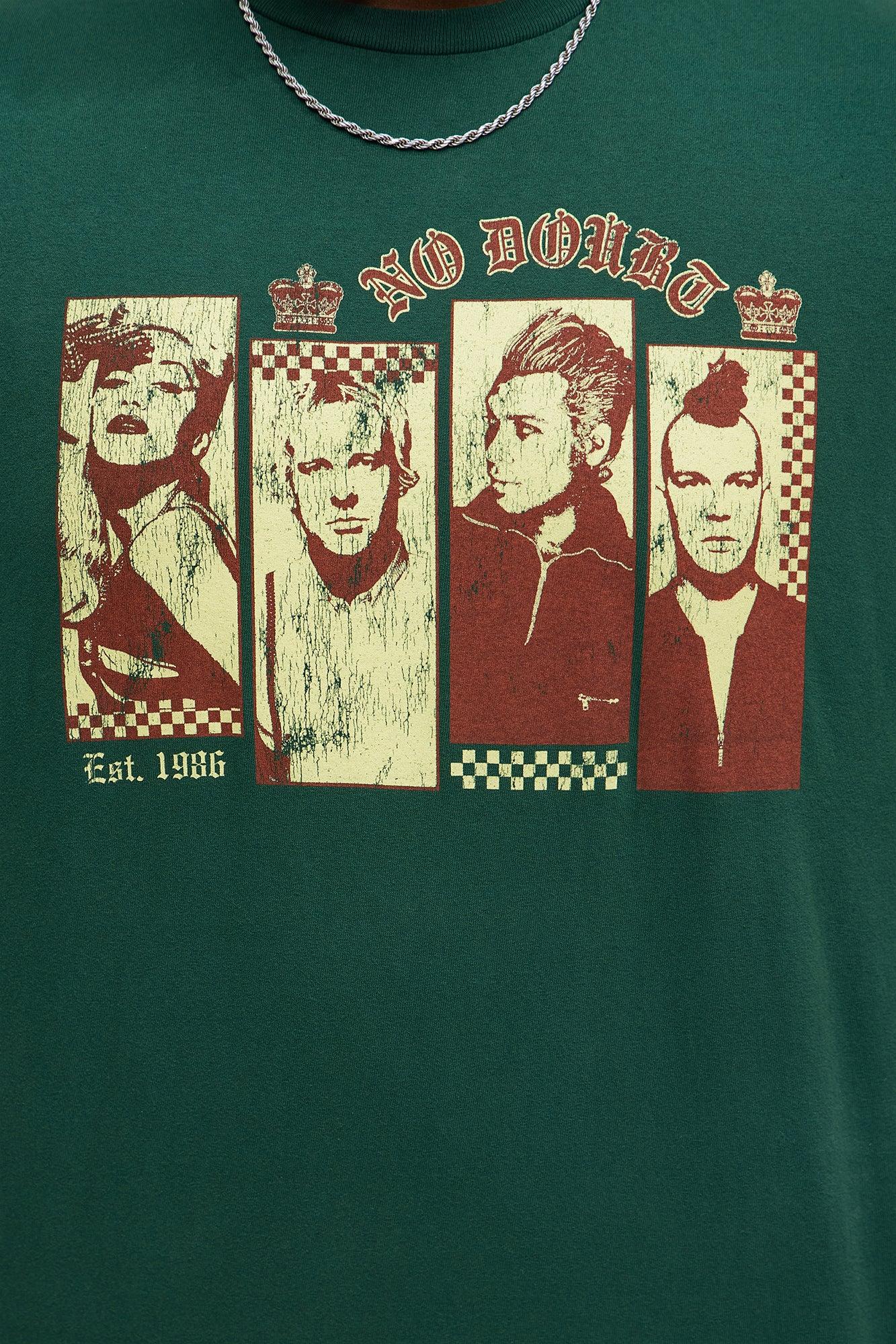No Doubt Hella Good Short Sleeve Tee - Hunter Green Product Image