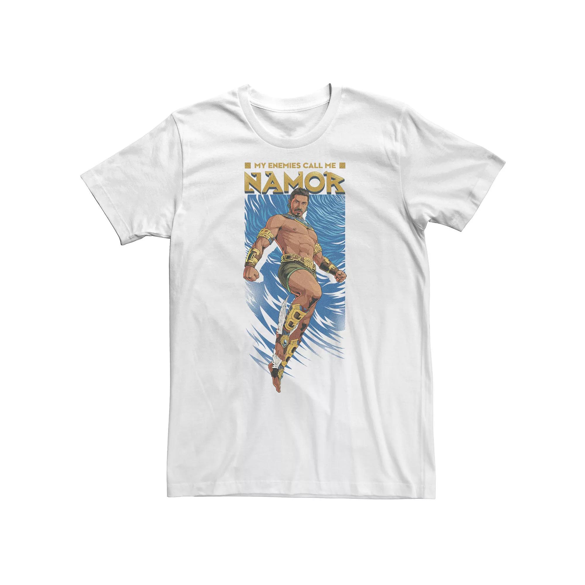 Men's Marvel Wakanda Forever My Enemies Call Me Namor Animated Portrait Tee,  Product Image