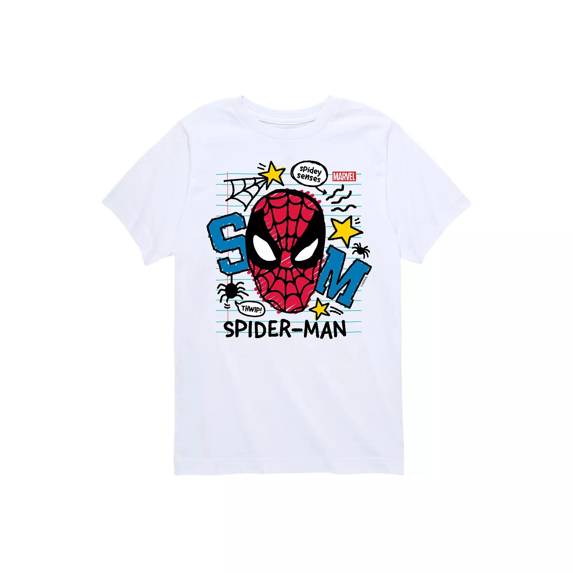 Boys 8-20 Marvel Spider-Man Spidey Sense Sketch Graphic Tee, Boy's,  Product Image