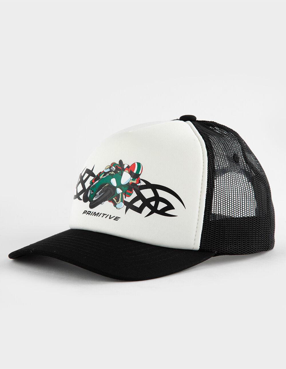 PRIMITIVE Moto Trucker Hat - BLACK COMBO Product Image