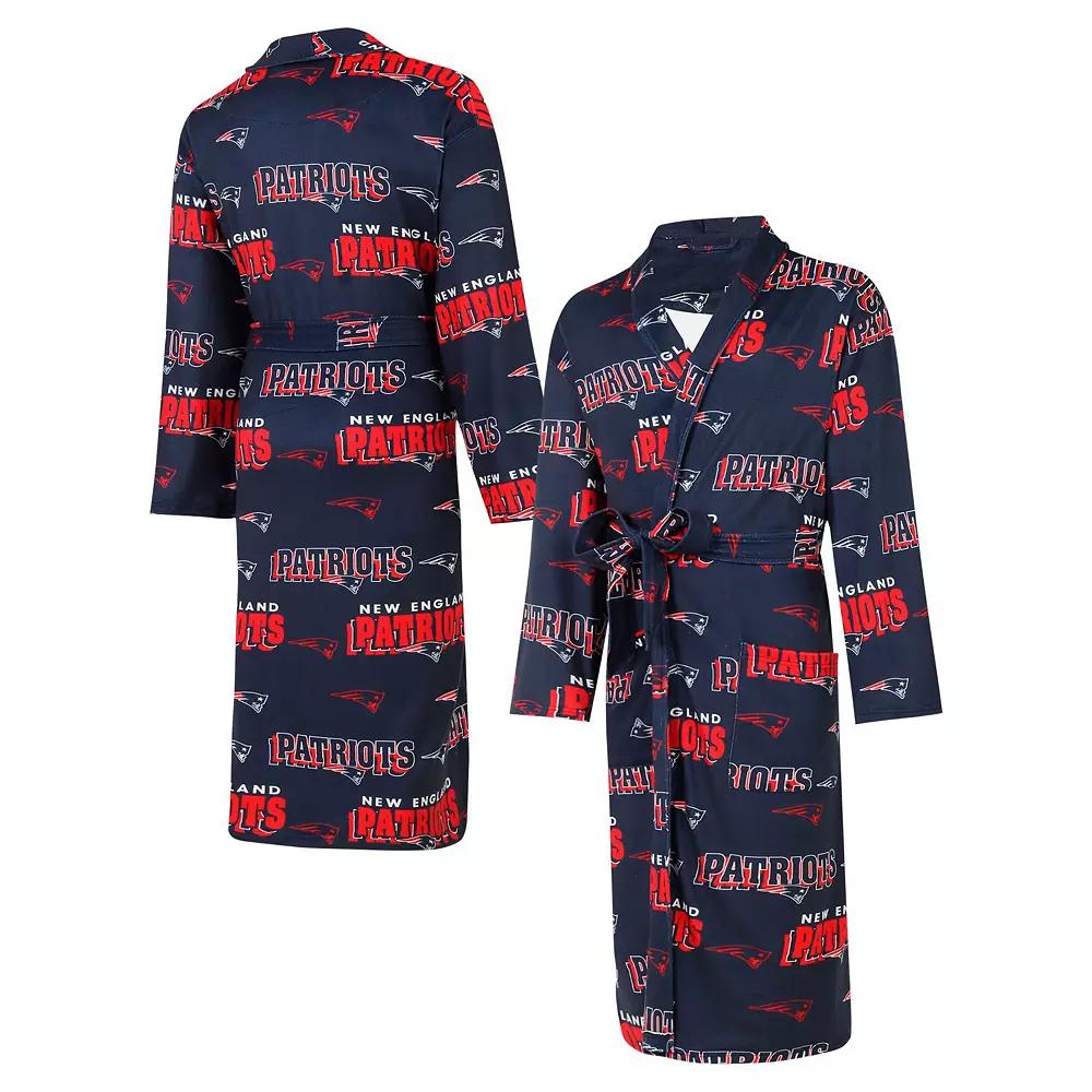 Men's Concepts Sport New England Patriots Roadway Bathrobe, Blue Product Image