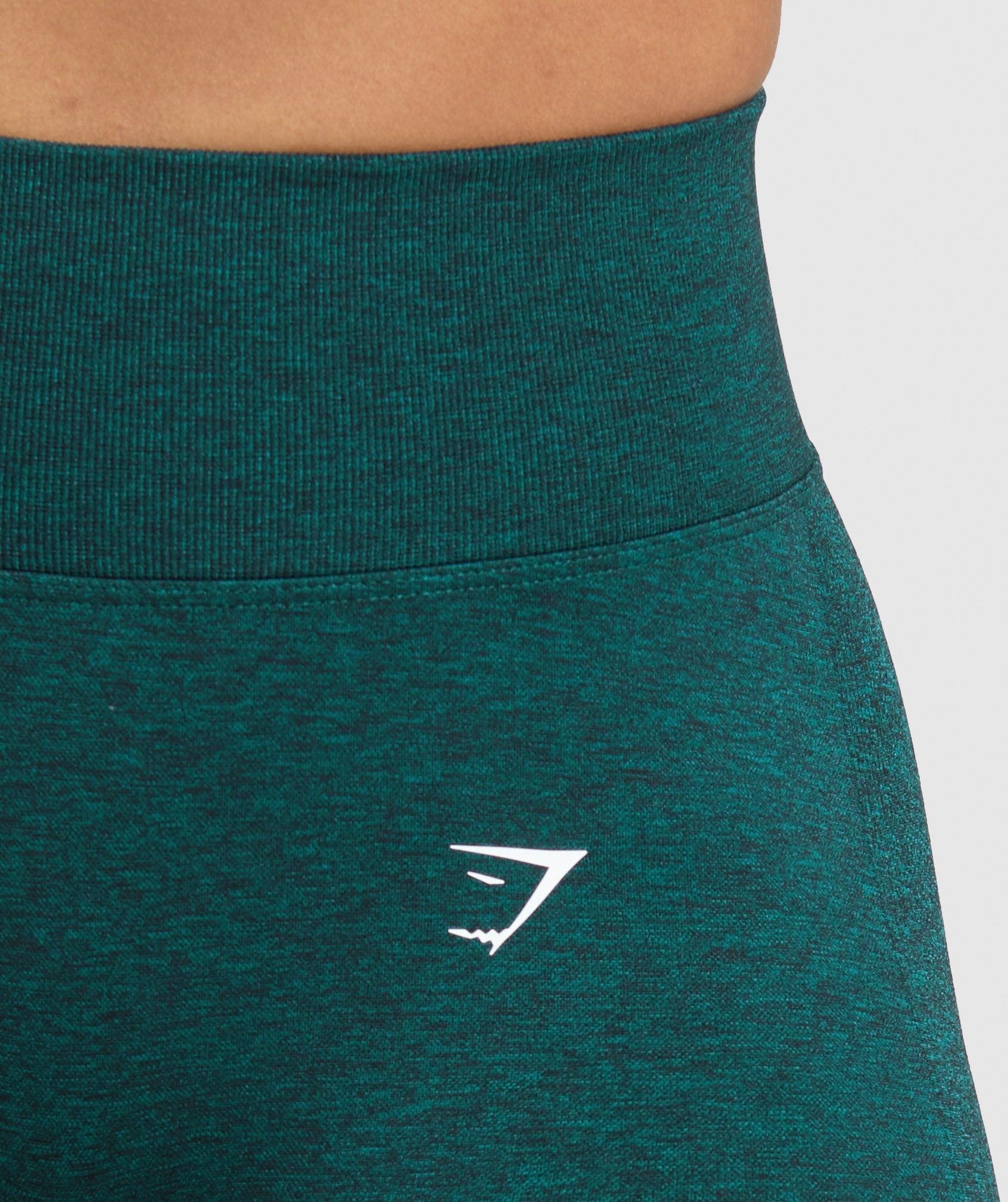 Gymshark Lift Seamless Shorts - Functional Teal/Black Marl Female Product Image