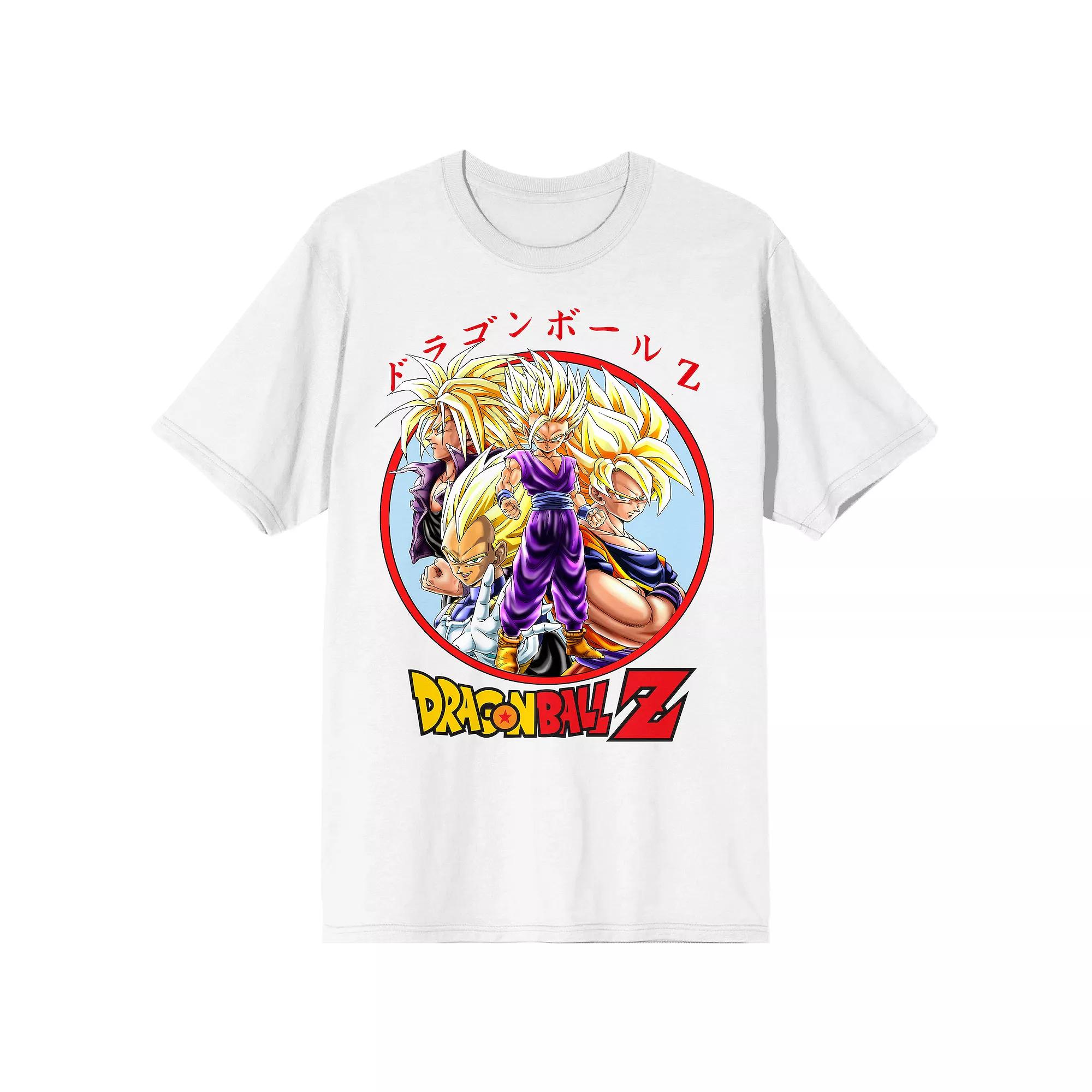 Mens Dragon Ball Z Characters Short Sleeve Graphic T-Shirt Product Image