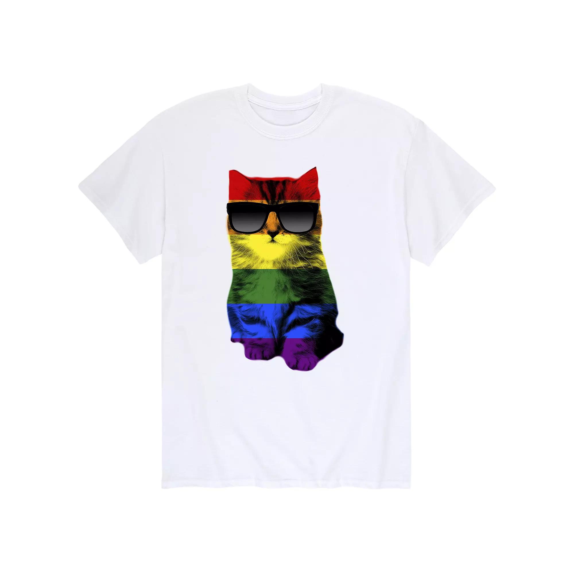 Men's Cat Pride Tee,  Product Image
