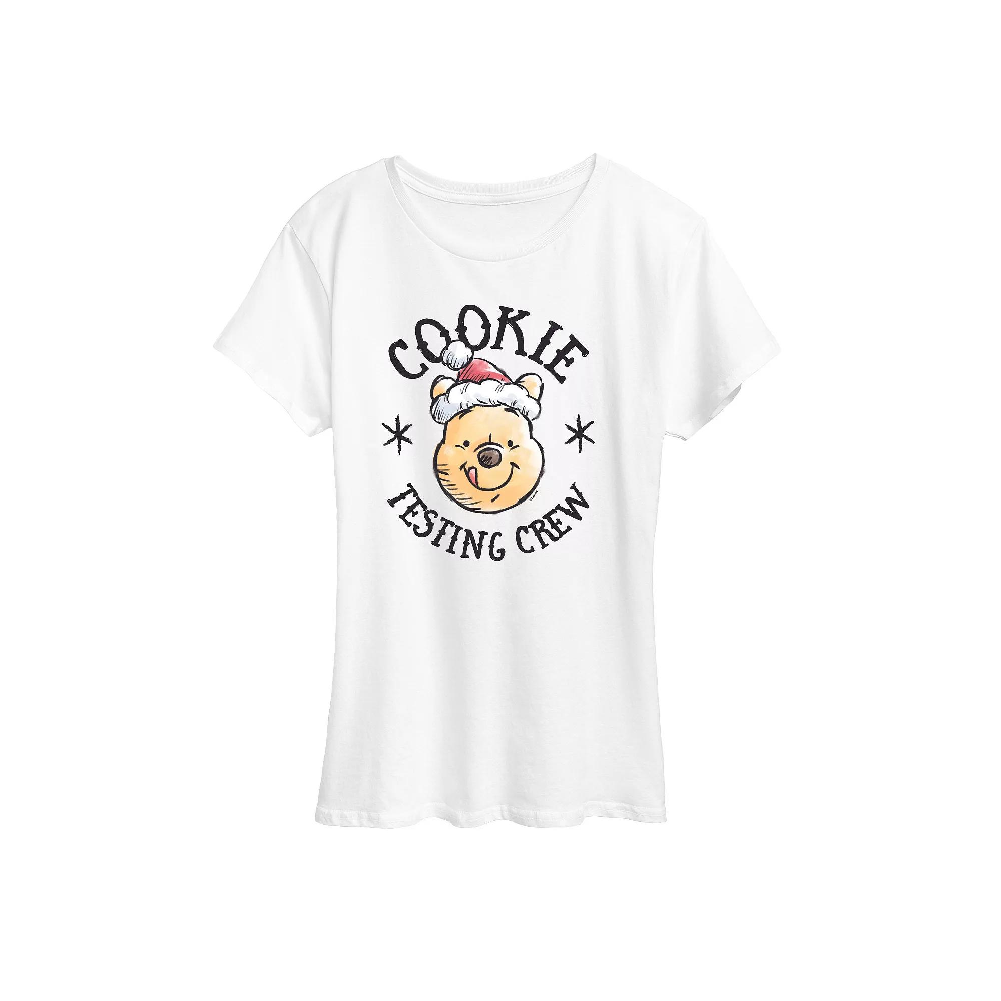 Disney's Winnie The Pooh Women's Cookie Crew Graphic Tee, Girl's,  Product Image