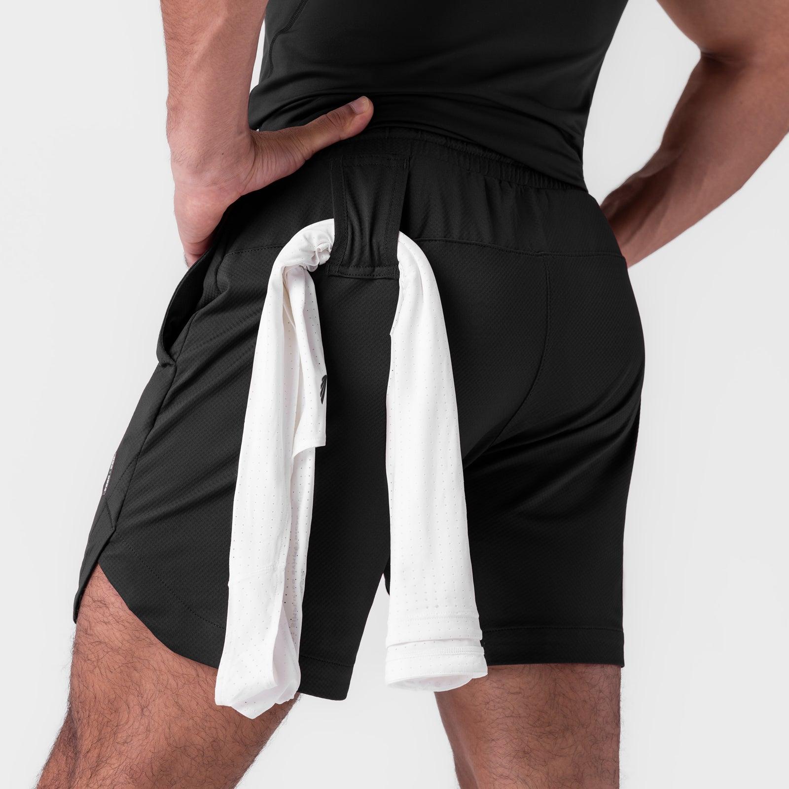 0994. AeroSilver® 7" Linerless Short - Black Male Product Image