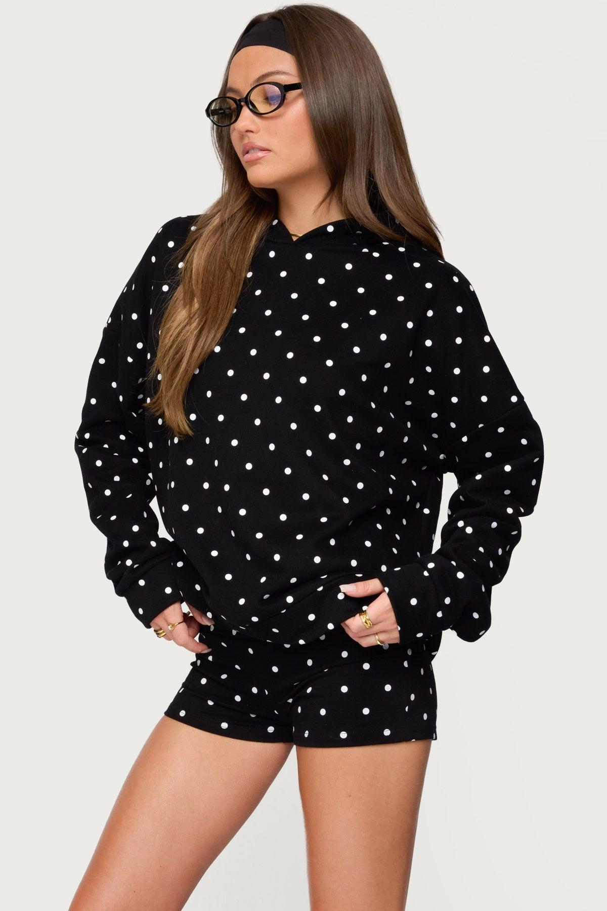 Chelsie Polka Dot Hoodie Product Image