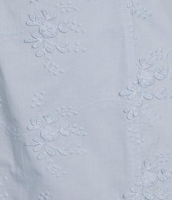 GB Floral Eyelet Midi Dress Product Image