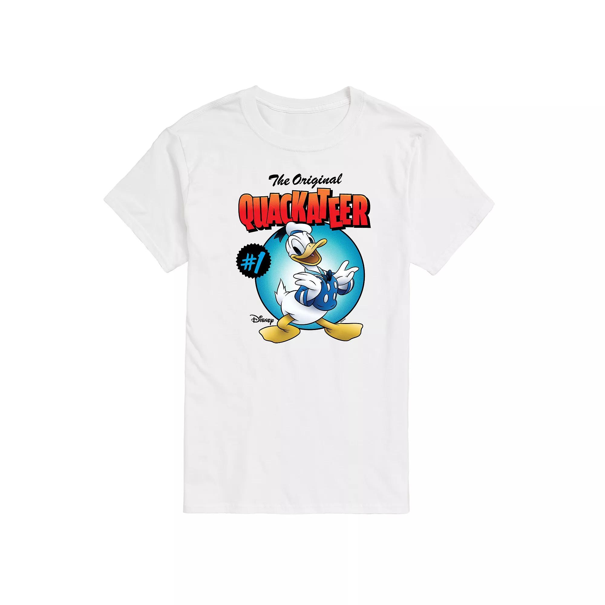 Disney's Donald Duck Big & Tall Original Quackateer Graphic Tee, Men's,  Product Image