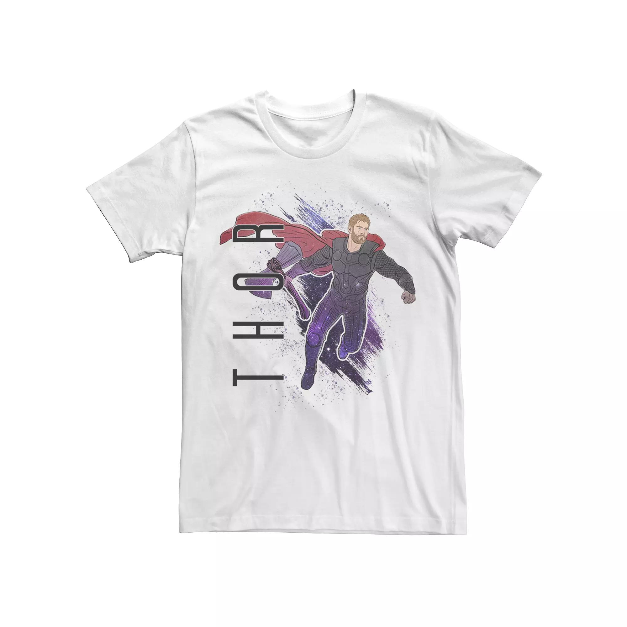 Men's Marvel Avengers Thor Painted Tee, Size: XXL, White Product Image