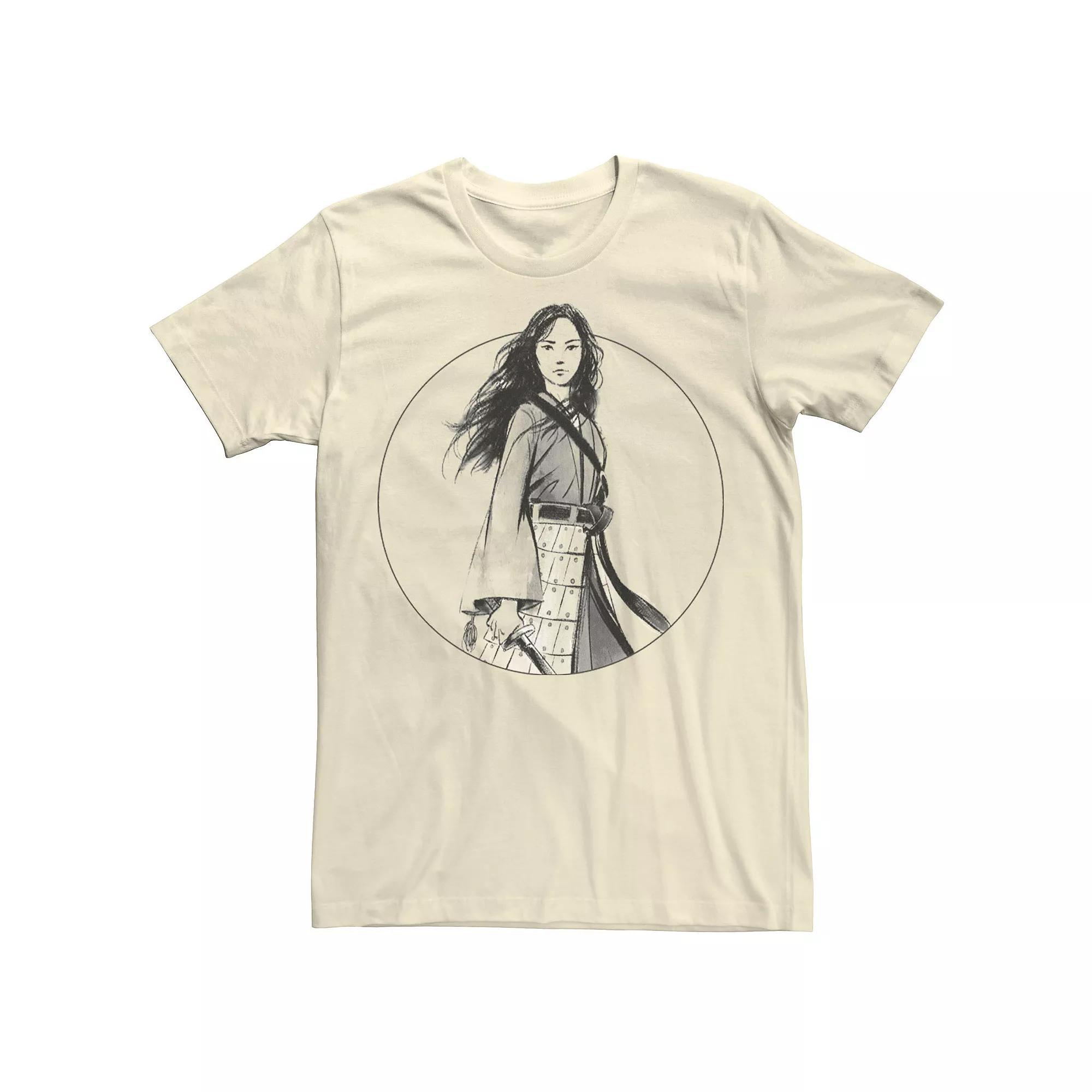Disney's Mulan Live Action Mulan Simple Portrait Men's Tee,  Product Image