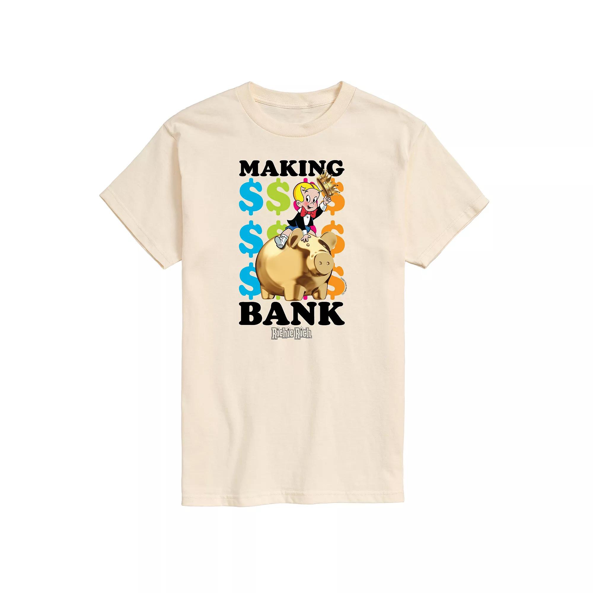 Men's Richie Rich Making Bank Graphic Tee,  Product Image