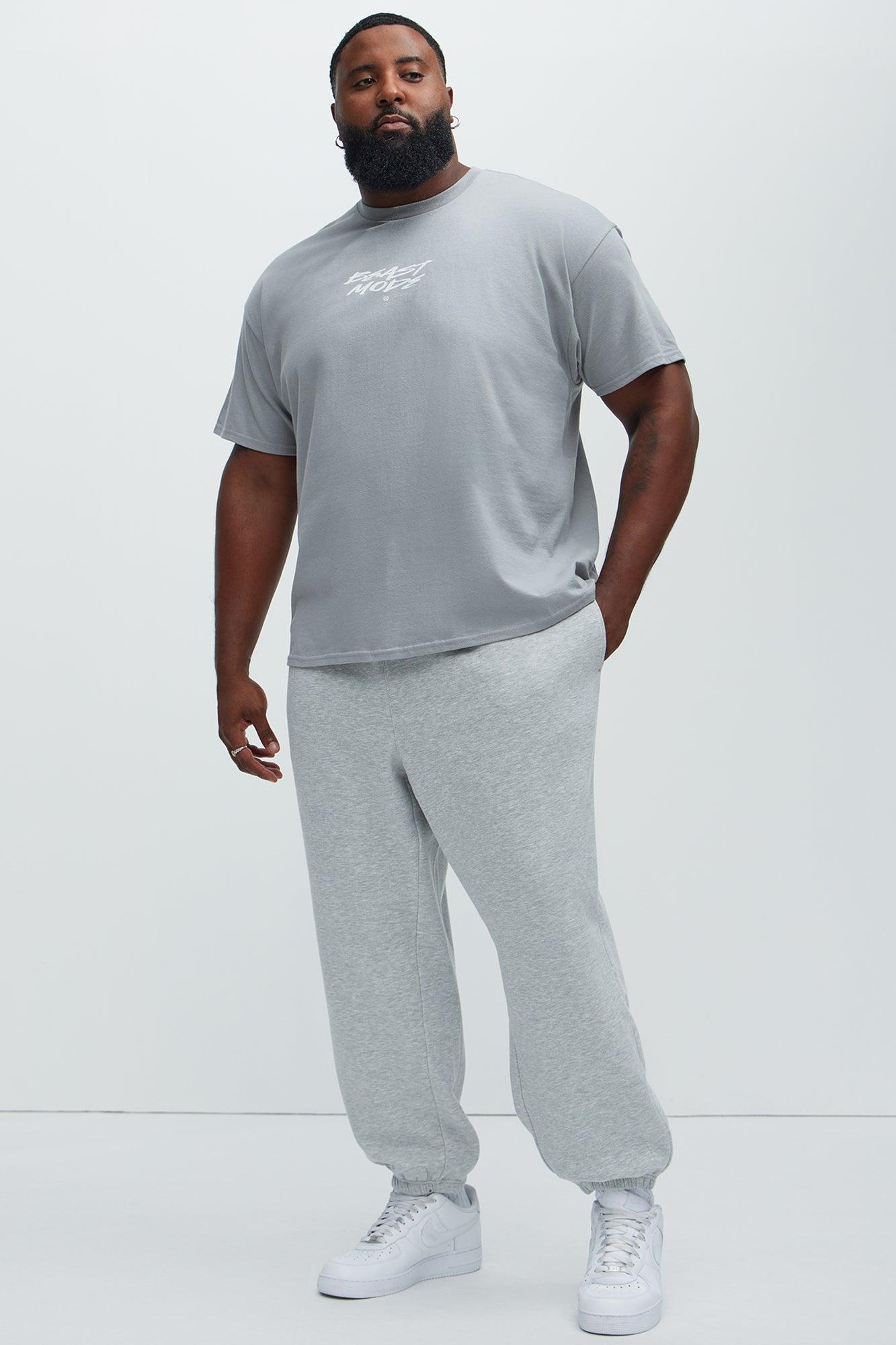 Tyson Relaxed Gusset Jogger - Heather Grey Product Image