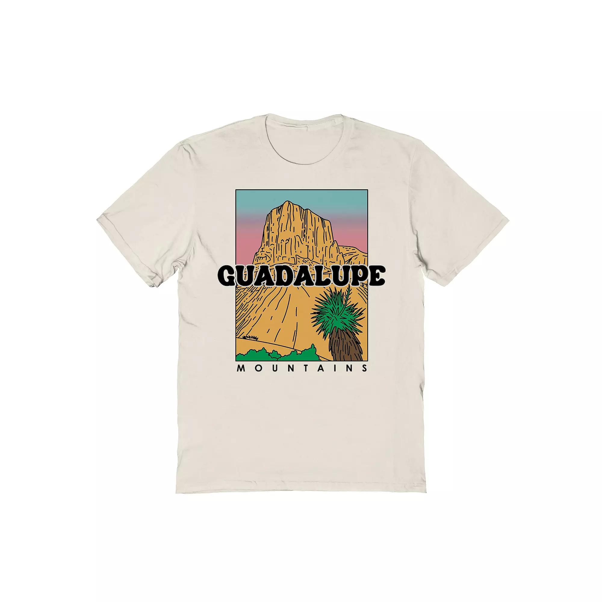 Men's Country Parks Guadalupe Mountains Graphic Tee, Size: Medium, Natural Product Image