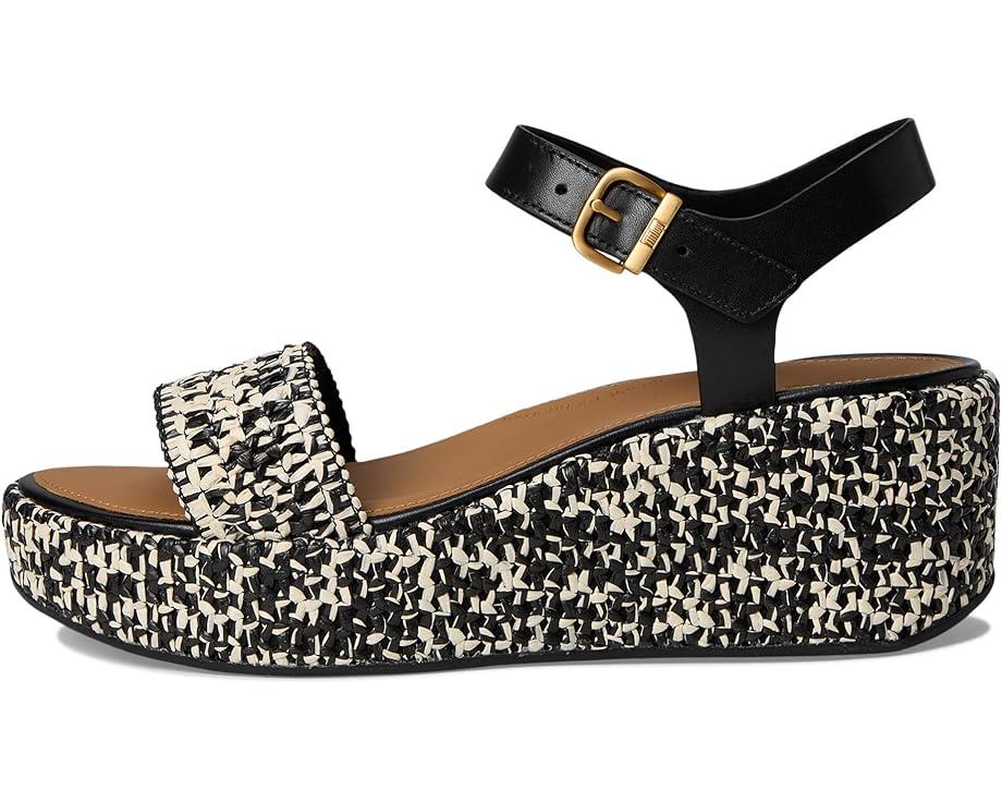 F-Mode Espadrille Leather Flatform A/Strap Sandals Product Image