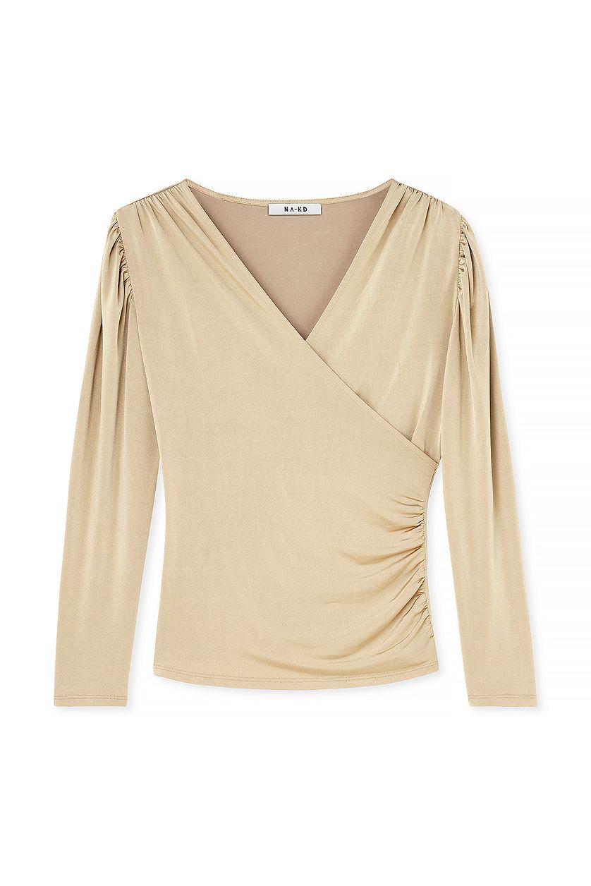 Overlap Long Sleeve Top Product Image